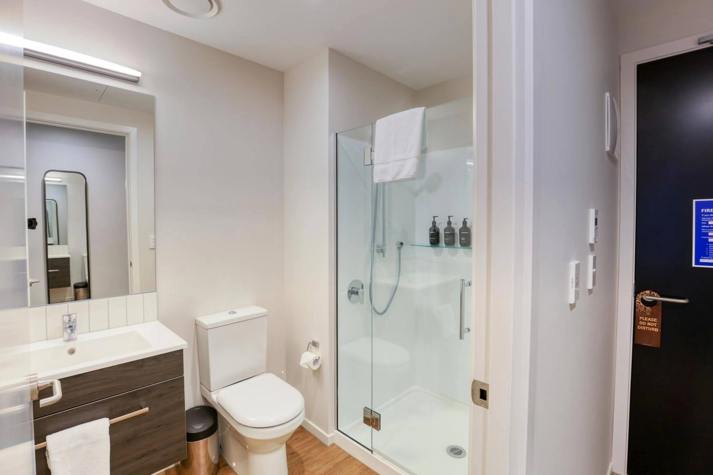 Bathroom in Wyndham Garden Christchurch Kilmore Street