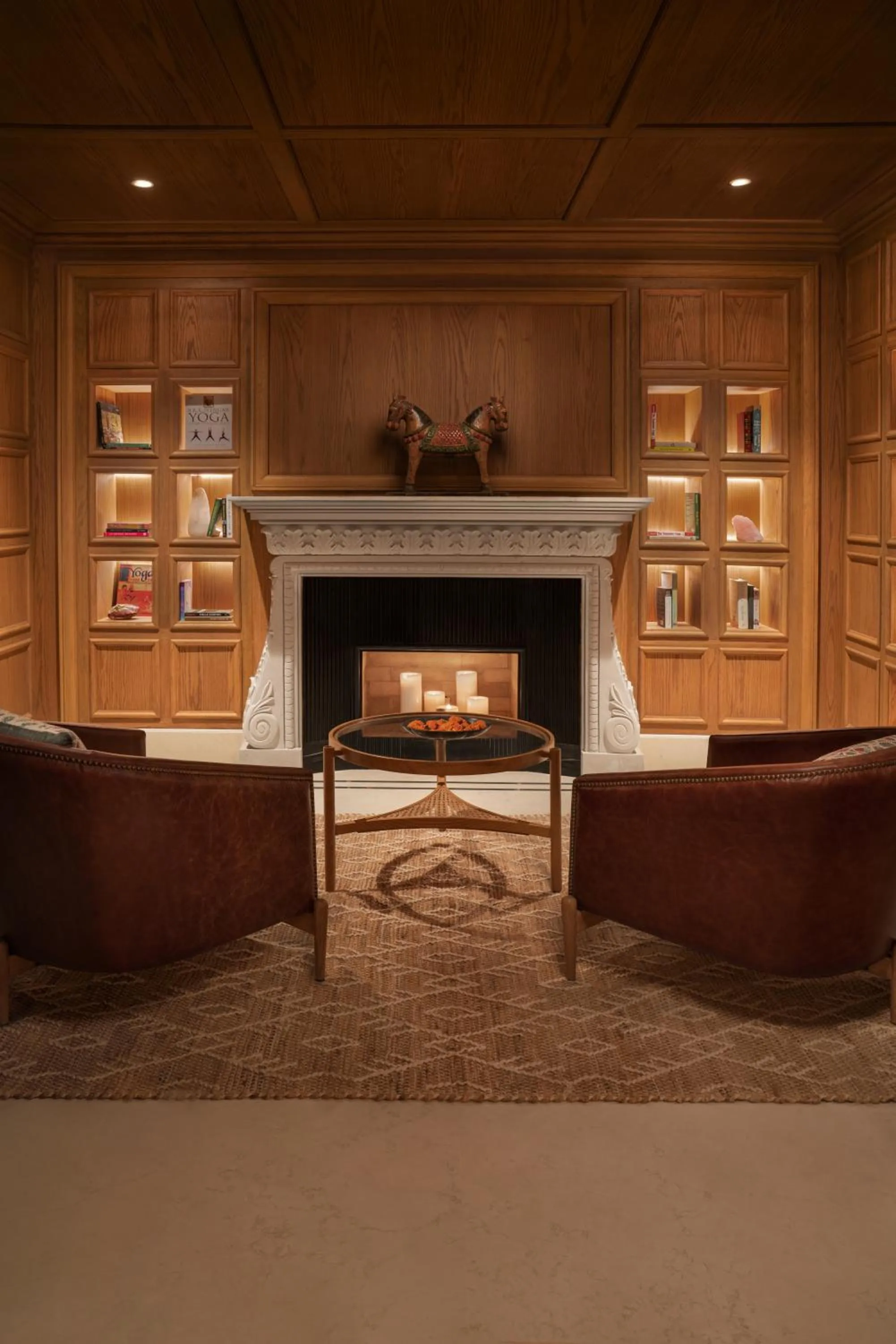 Library in Six Senses Fort Barwara Sawai Madhopur