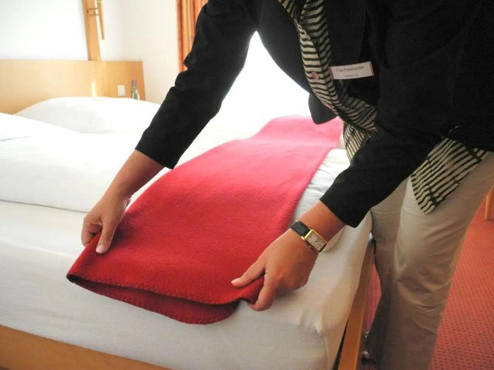 Bed in Hotel Bonn City