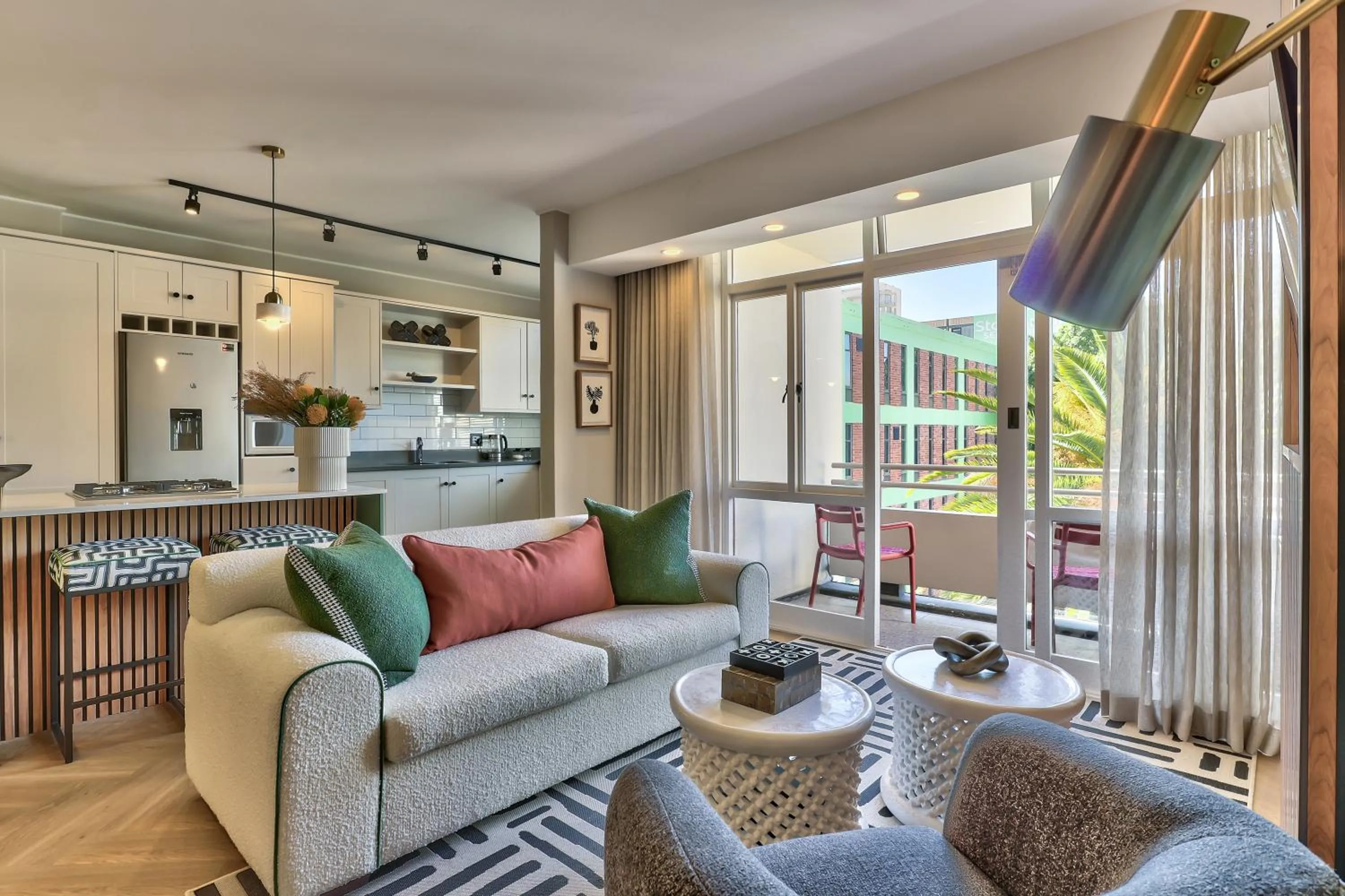 Living room in 437 St Martini Gardens Apartments