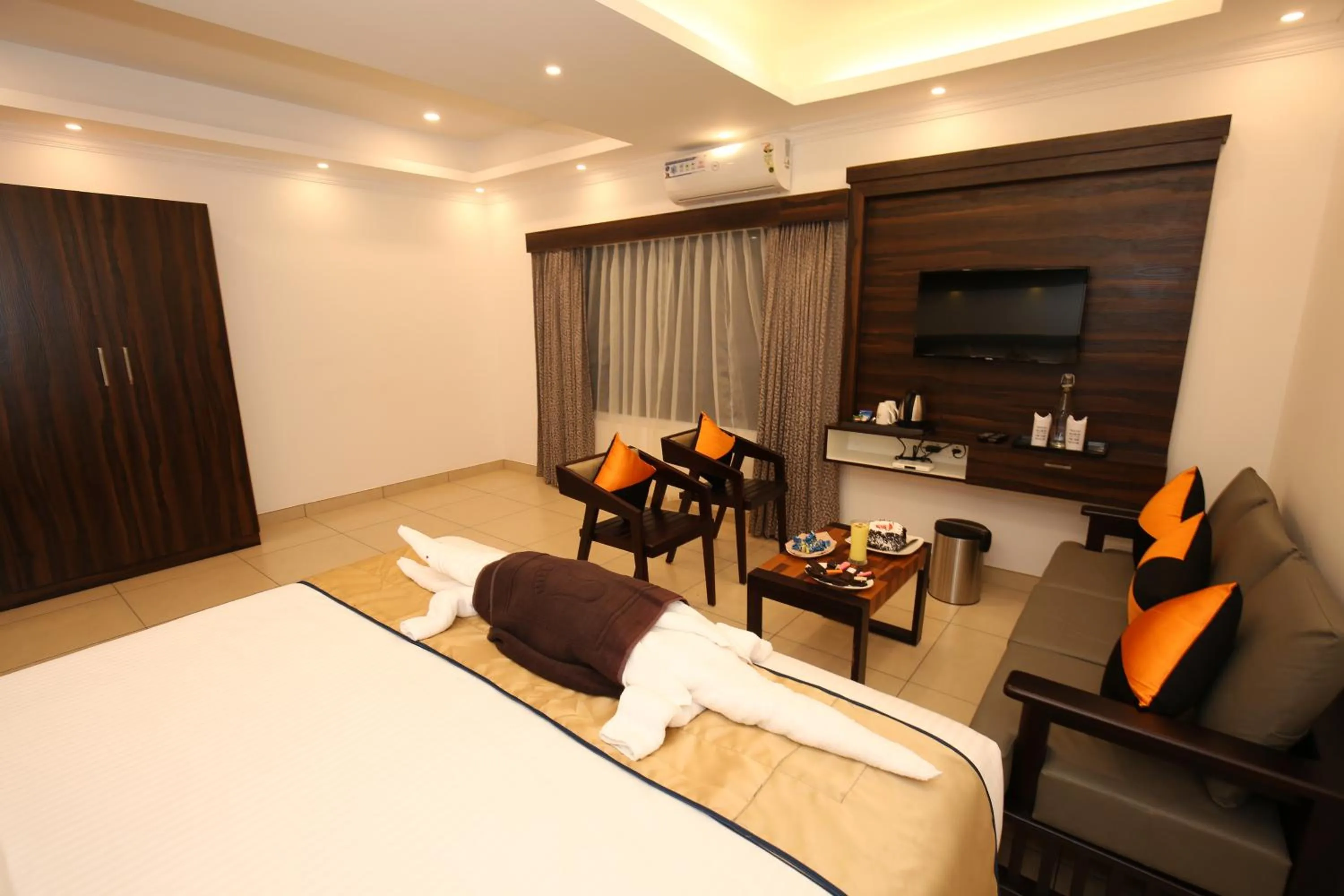 Photo of the whole room, Bed in AMUSE VISTA RESORTS AND SPA