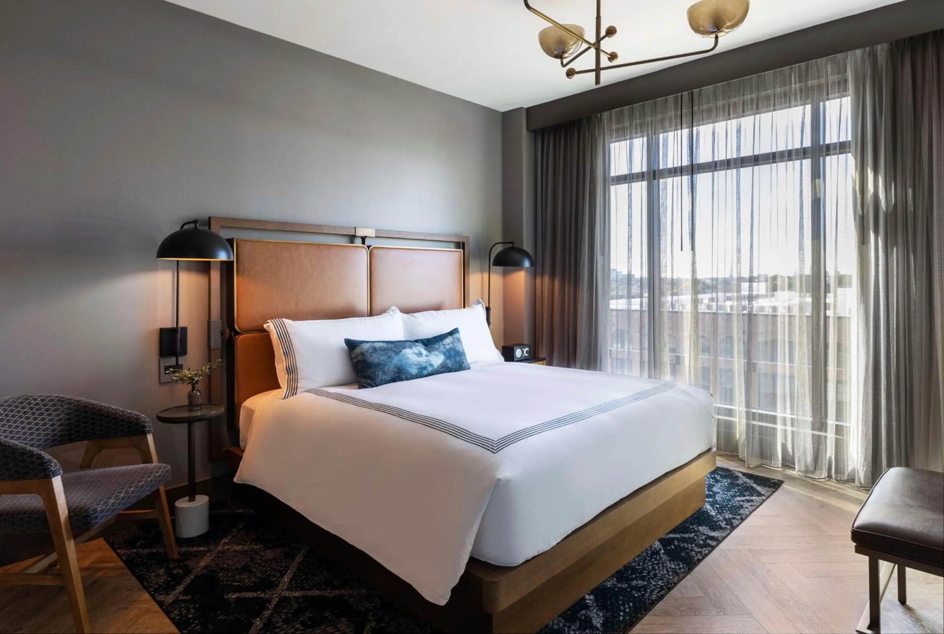 Bedroom, Bed in Thompson Savannah, by Hyatt