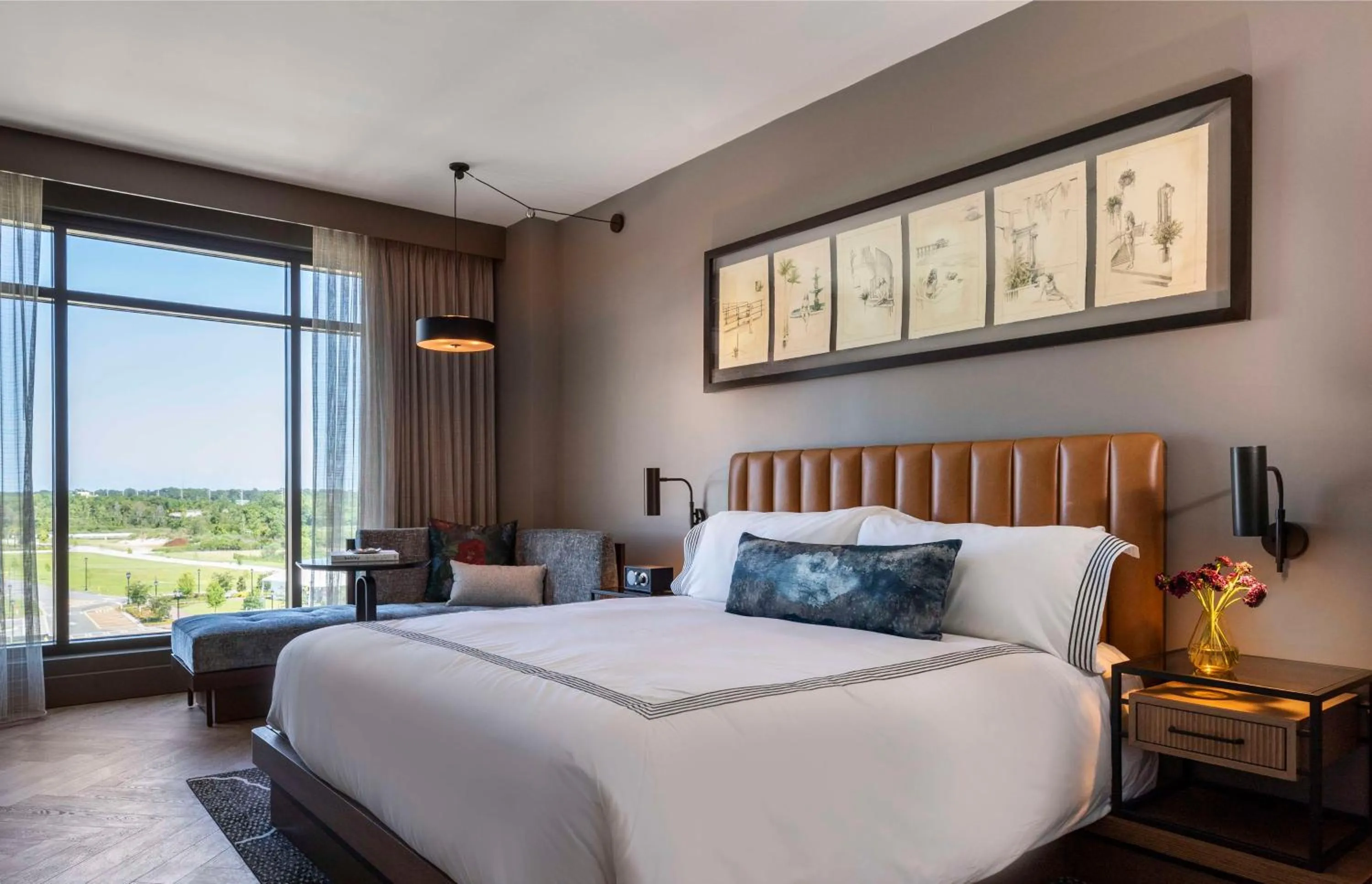 Bedroom, Bed in Thompson Savannah, by Hyatt