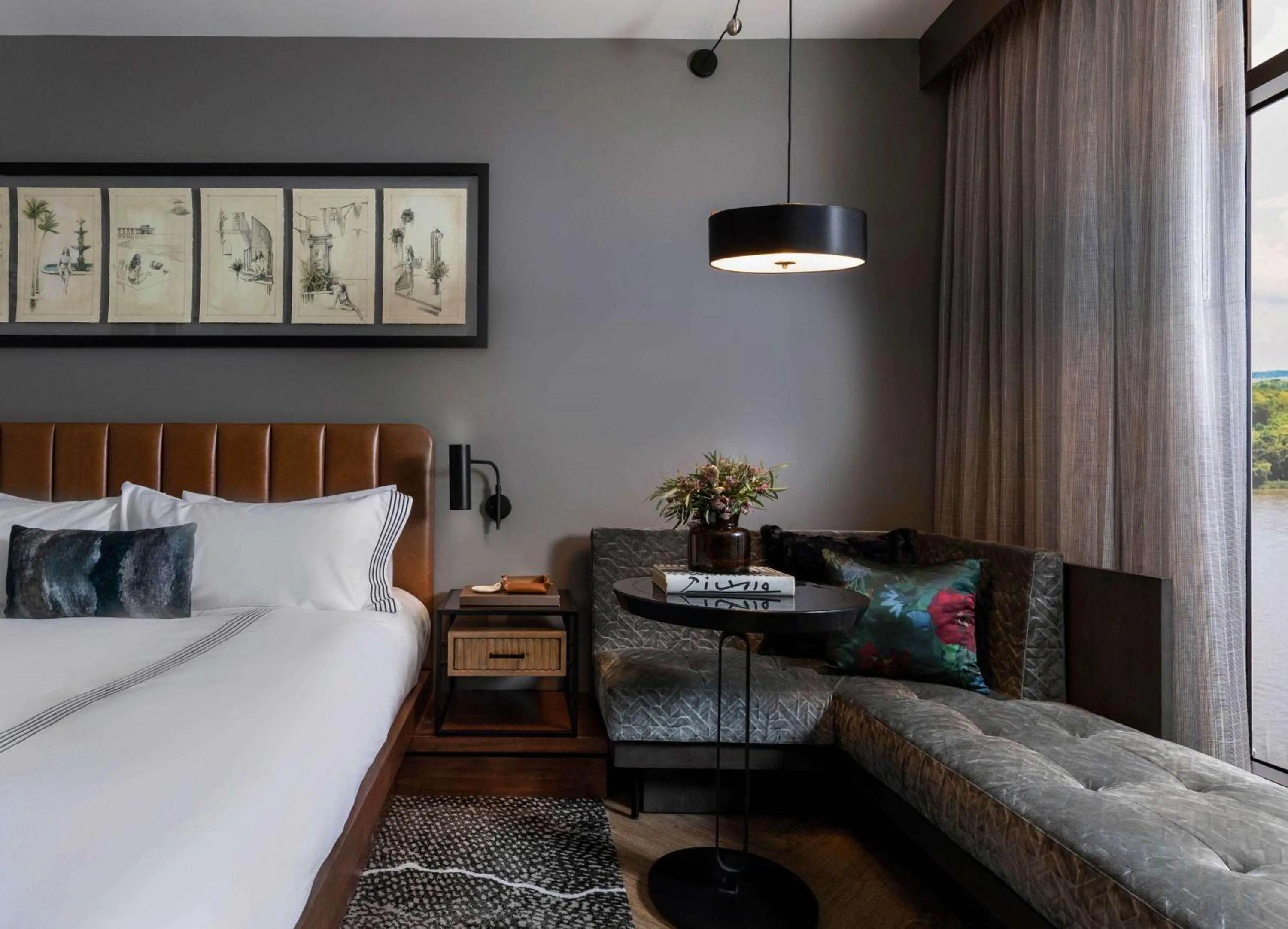 Bedroom, Bed in Thompson Savannah, by Hyatt