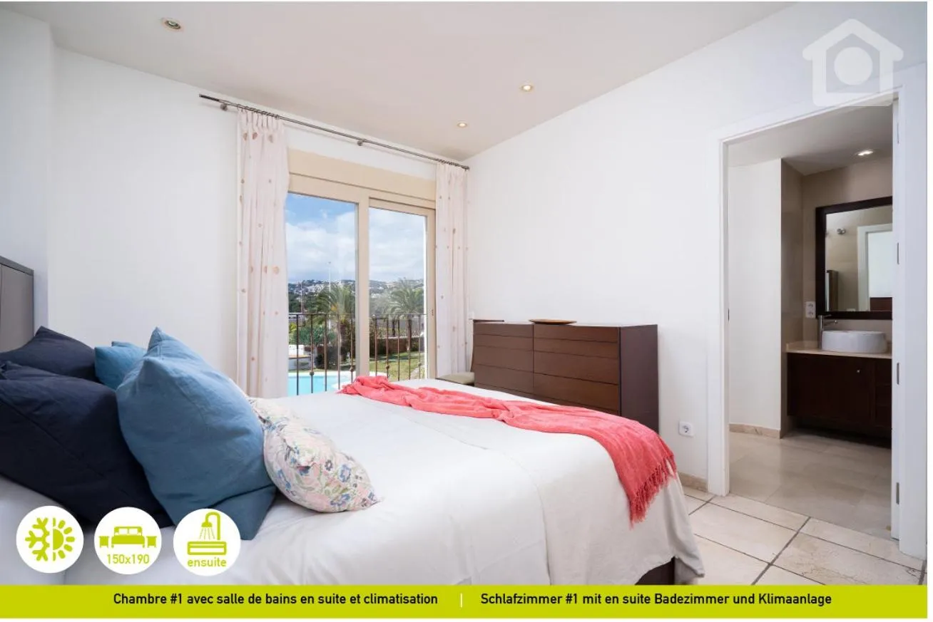 Bed in Solhabitat Moraira Club Island