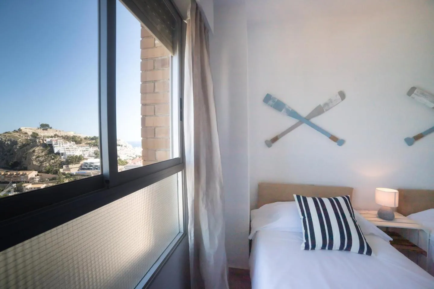 View (from property/room), Bed in Apartamento Coblanca