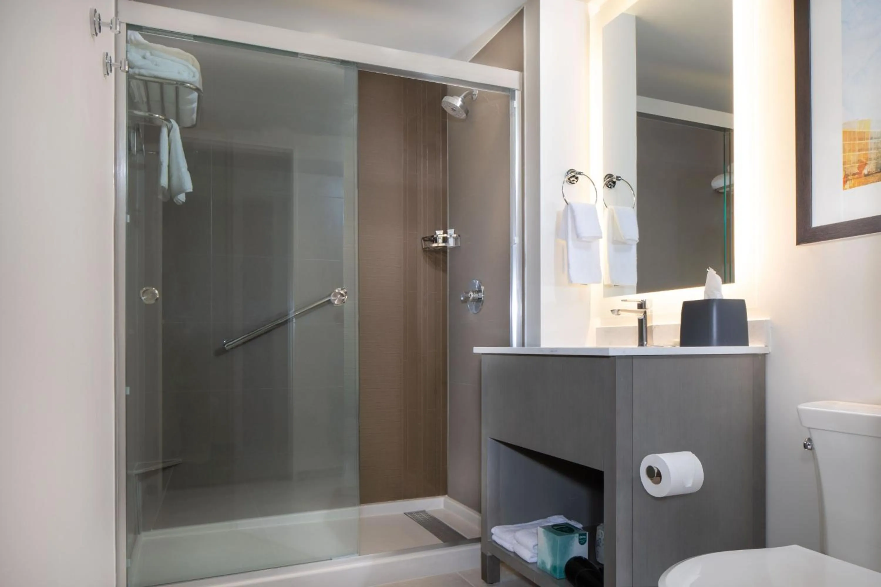 Shower in Hyatt House Lewes Rehoboth Beach