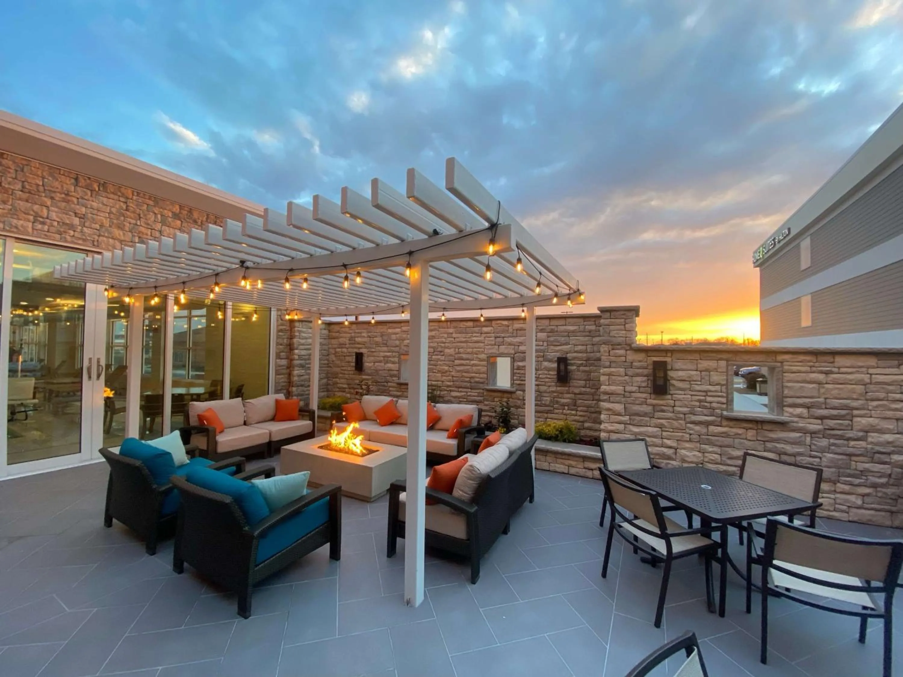 Patio in Hyatt House Lewes Rehoboth Beach