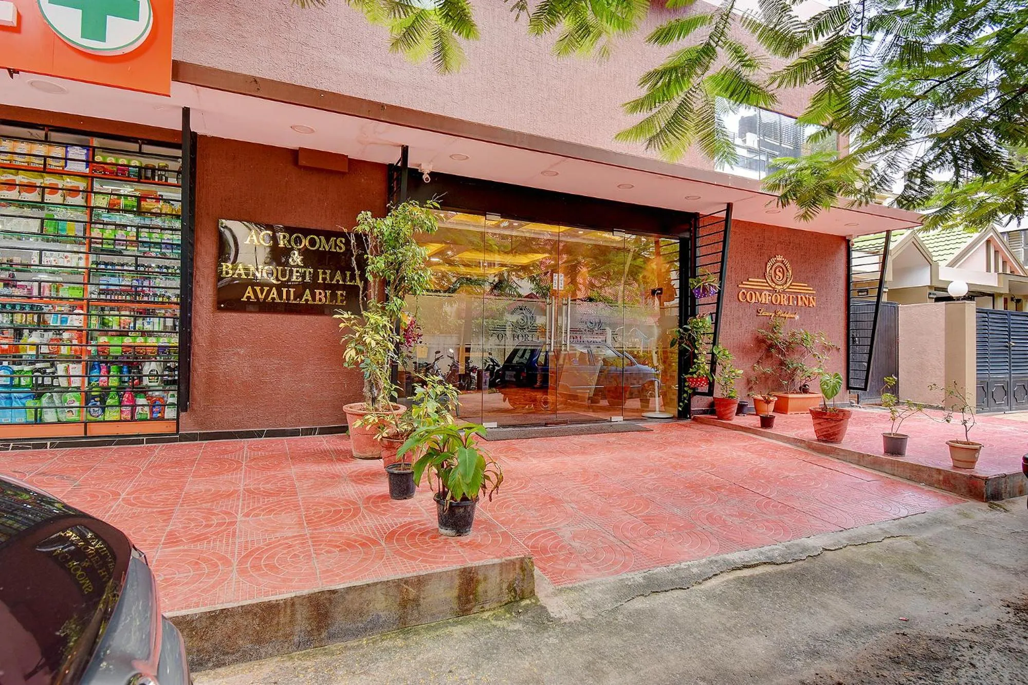 Facade/entrance in FabHotel S Comfort Inn - Indiranagar