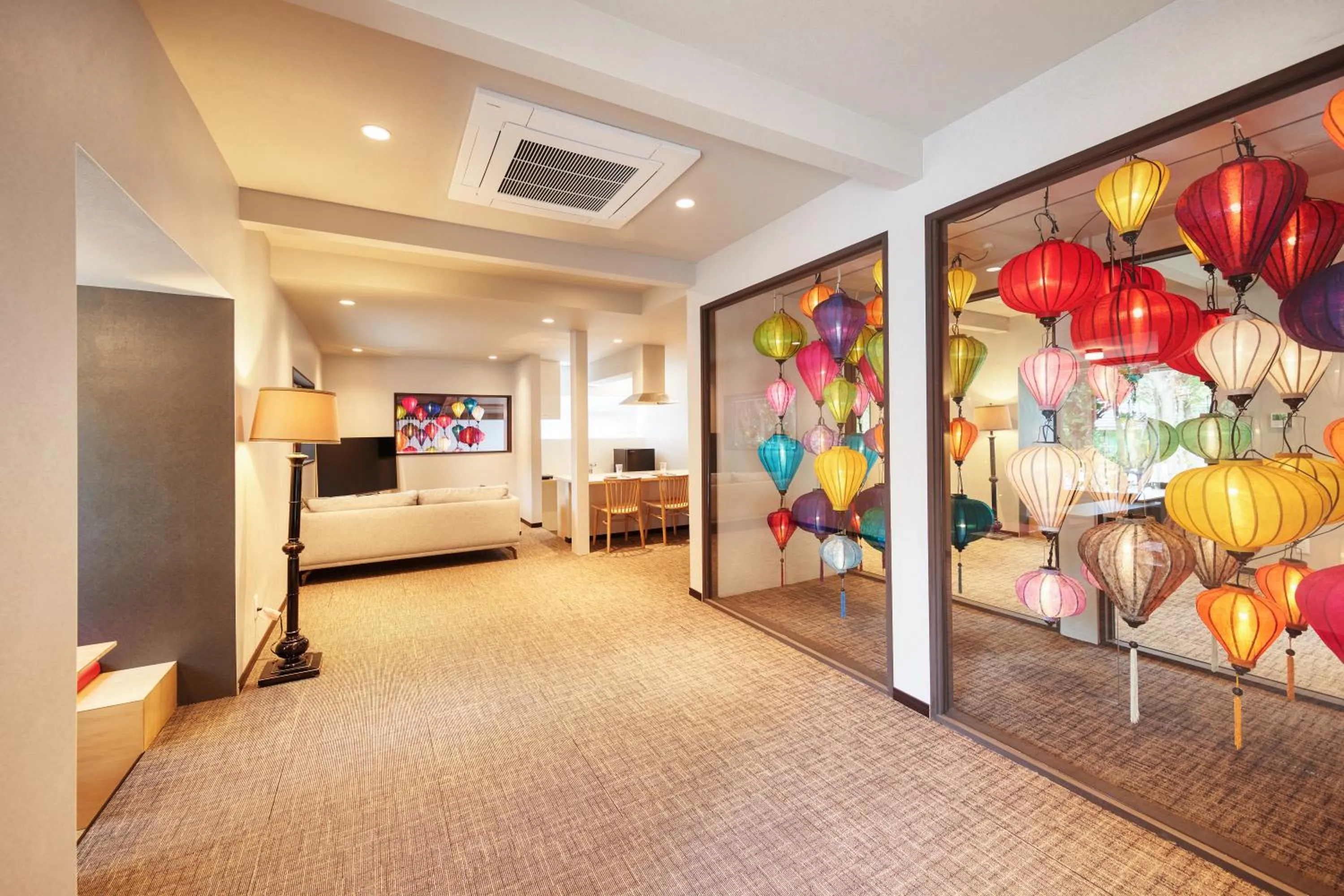 Living room, Bed in ADAN RESORT 灯 - Lamp -