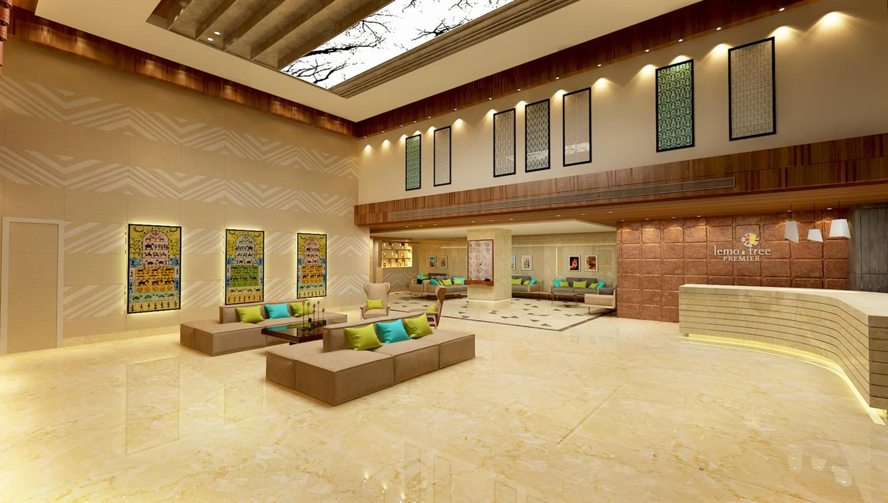 Lobby or reception in Lemon Tree Premier, Bhubaneswar