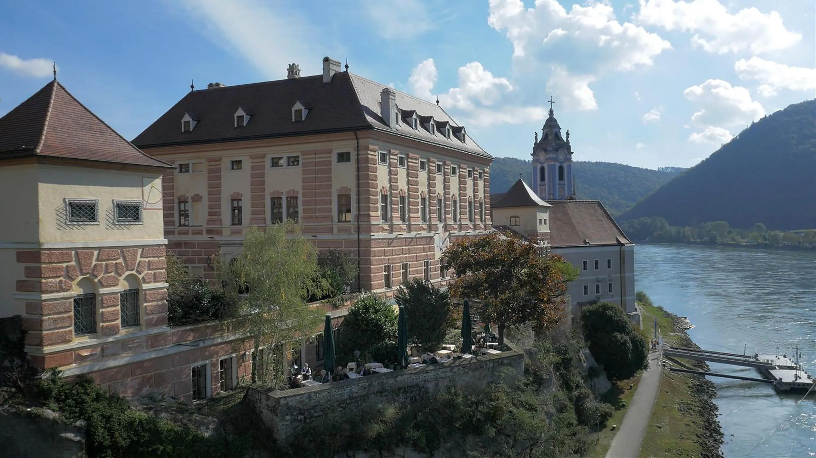 Bird's eye view in Hotel Schloss Dürnstein