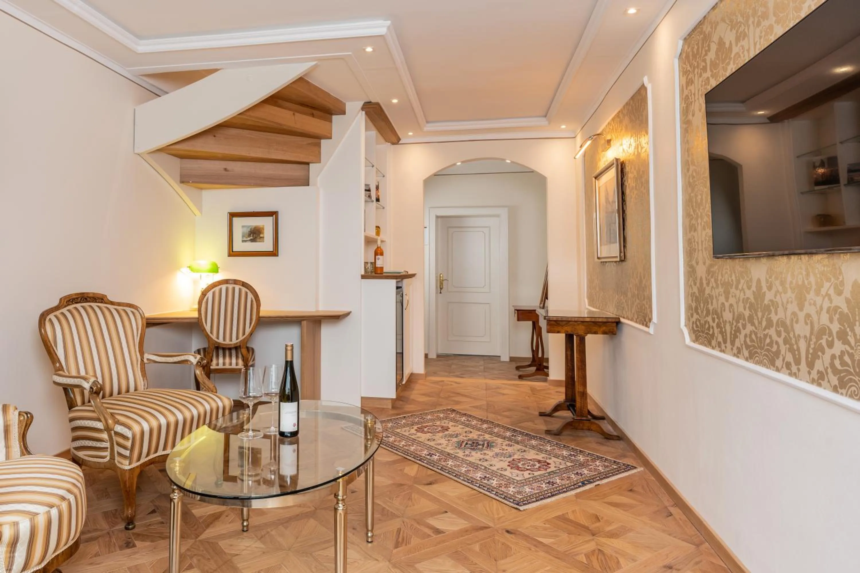 Seating area in Hotel Schloss Dürnstein