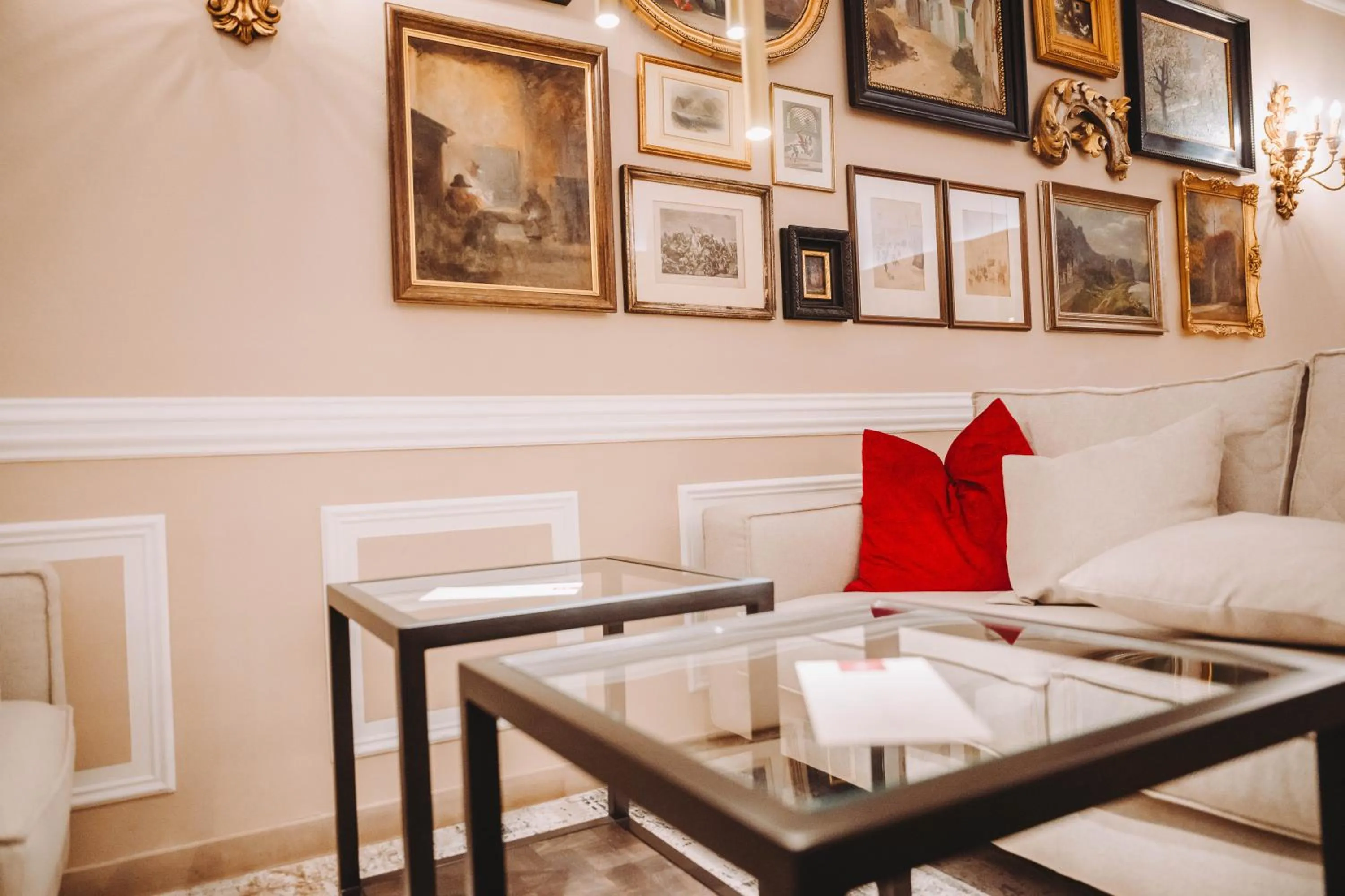 Lobby or reception in Hotel Schloss Dürnstein