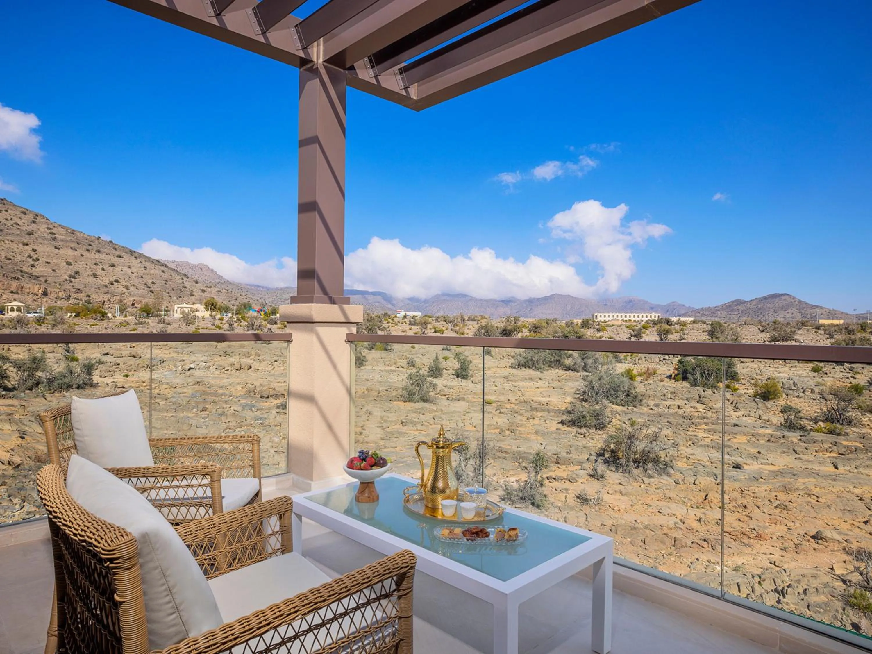 Balcony/Terrace in dusitD2 Naseem Resort, Jabal Akhdar, Oman