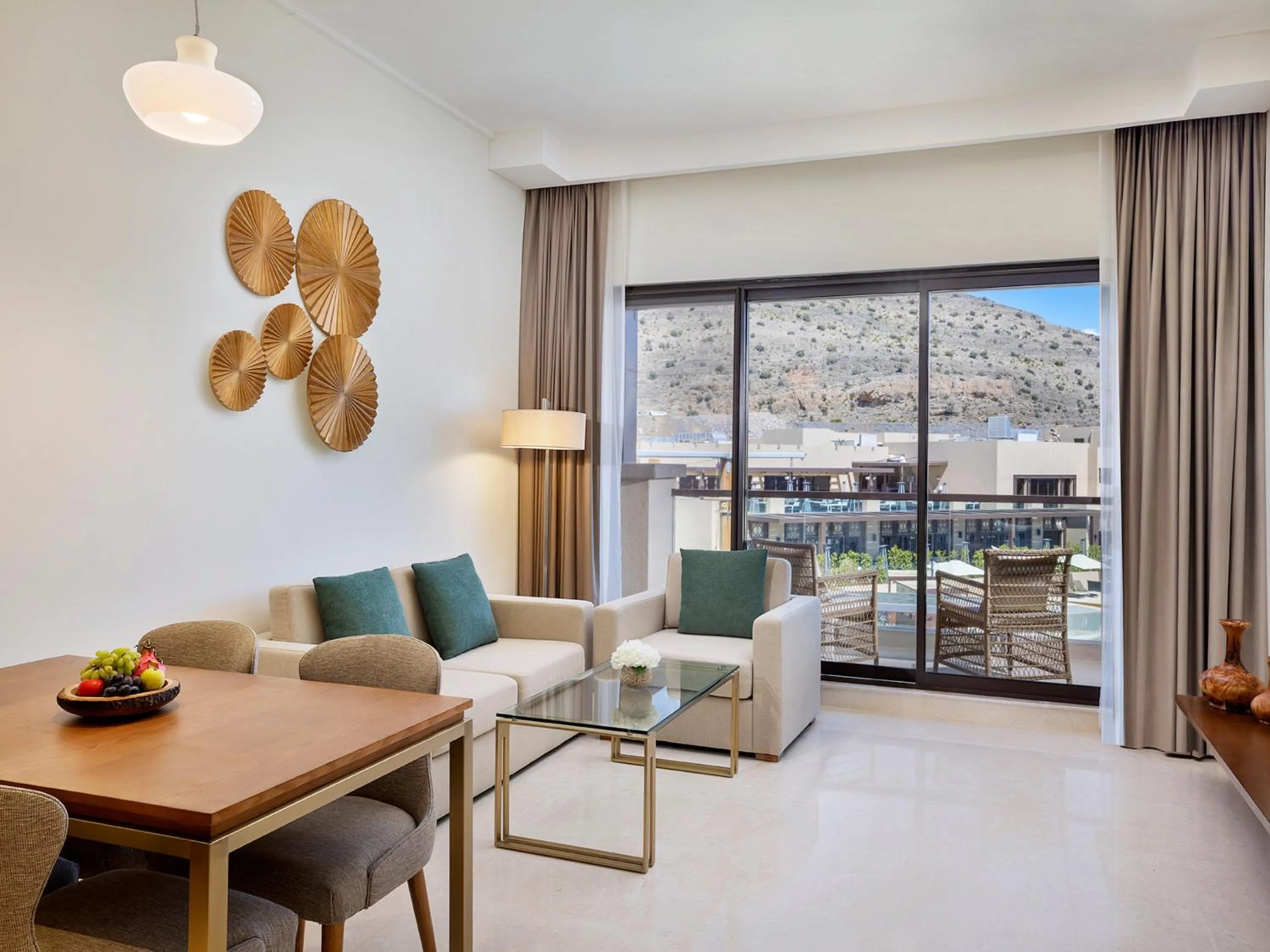 Living room in dusitD2 Naseem Resort, Jabal Akhdar, Oman