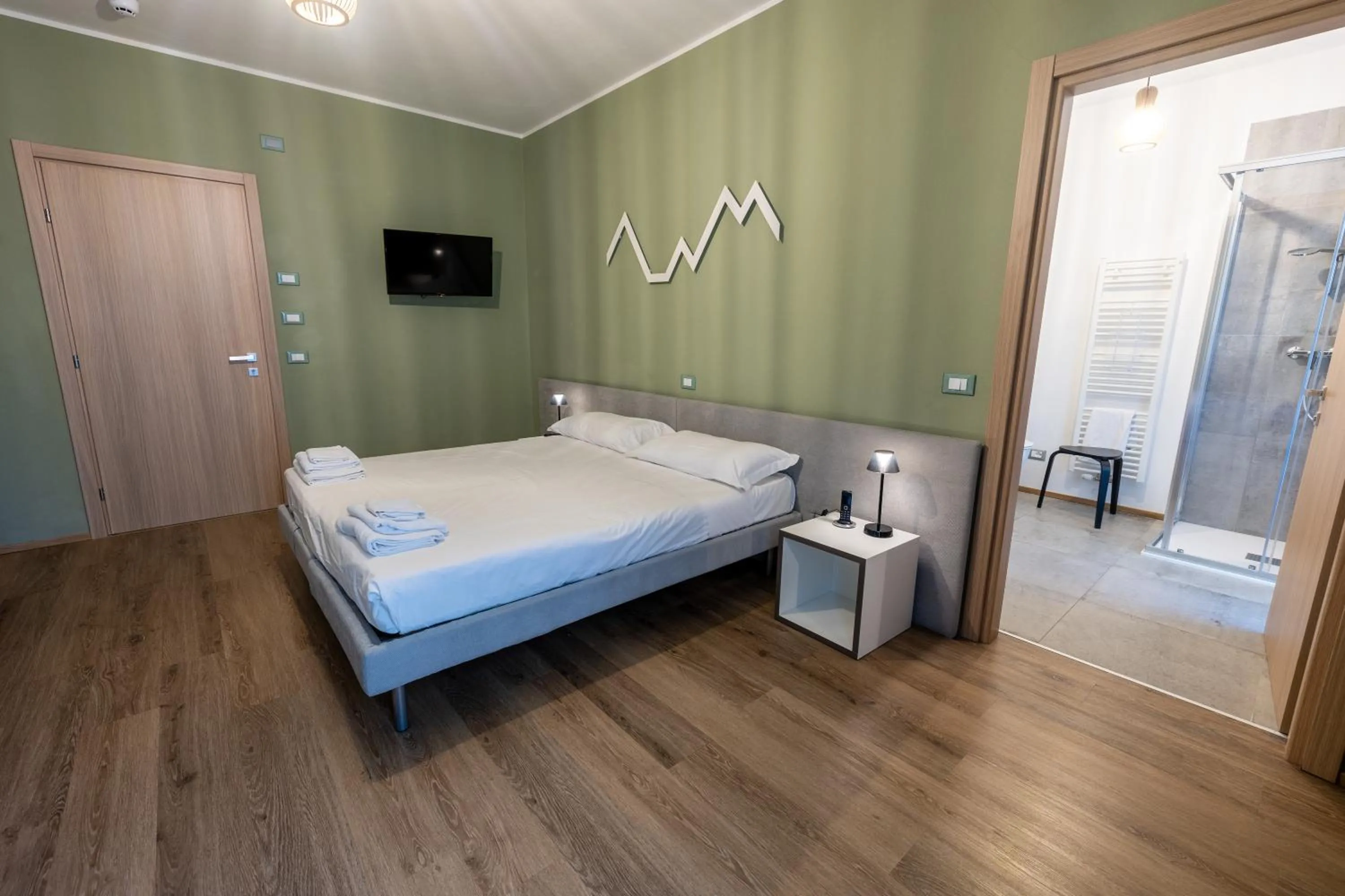 Bedroom, Bed in Hotel Casa Alpina