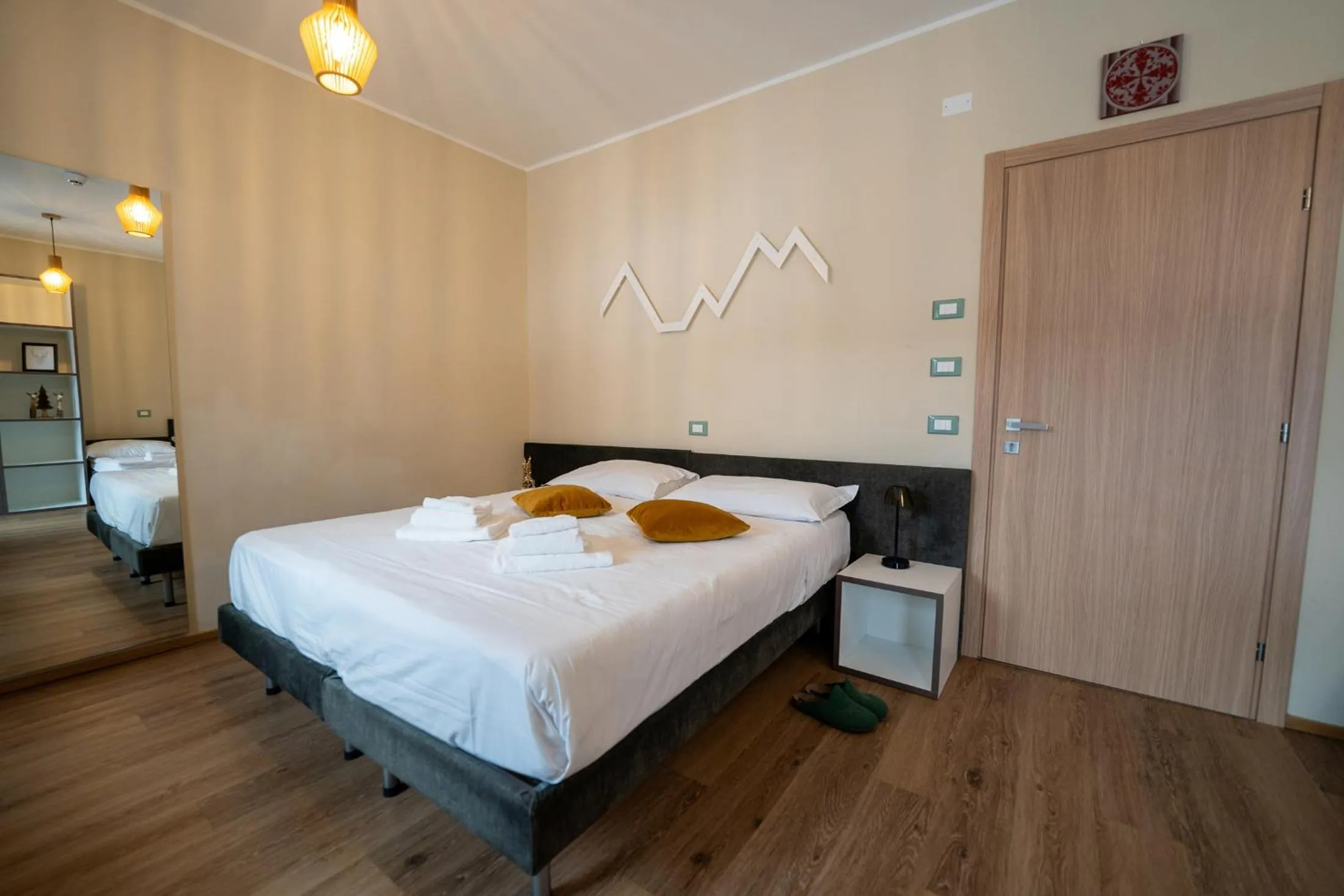 Bed in Hotel Casa Alpina