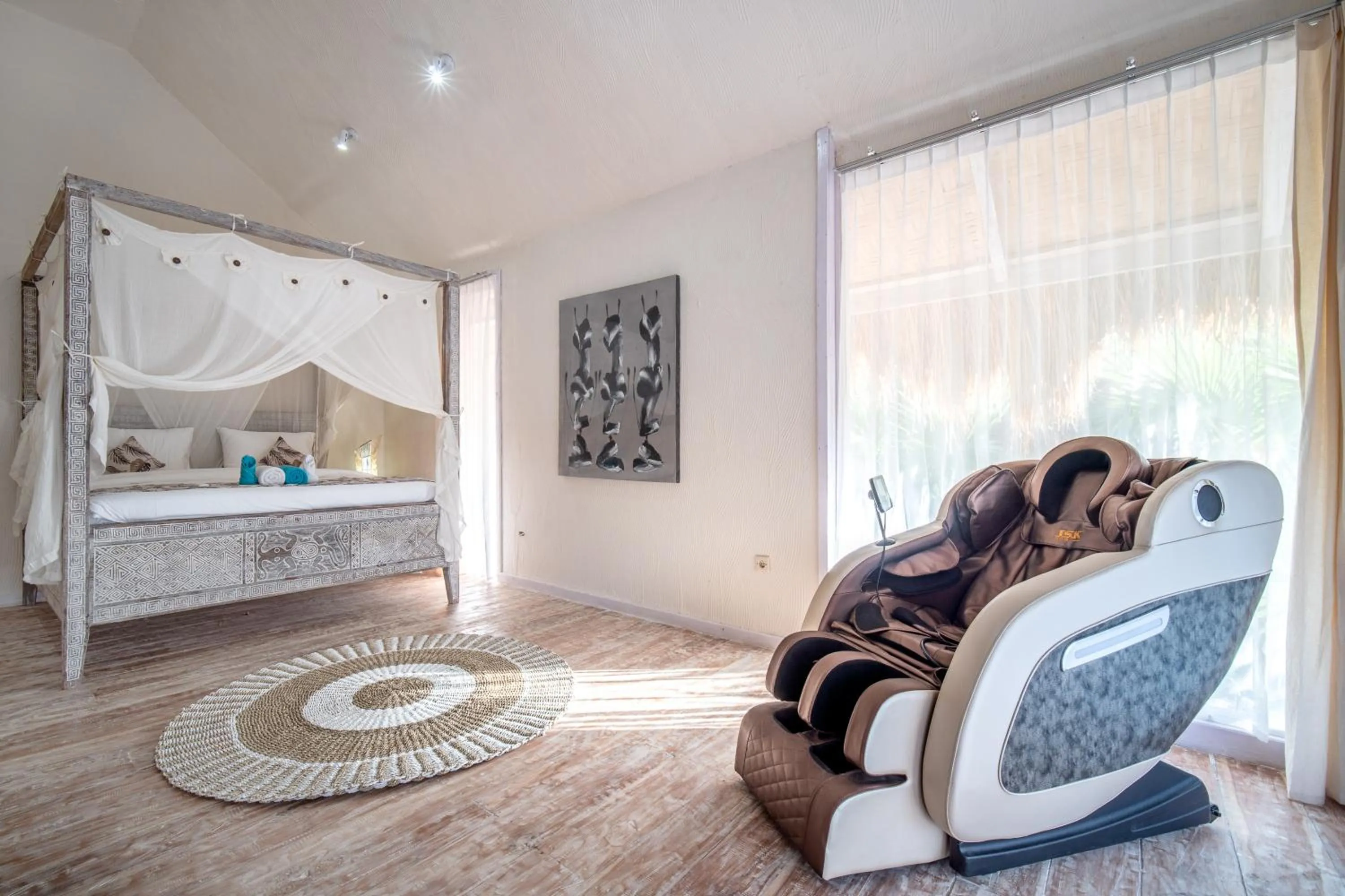 Bed in Sumba Paradise Beach Resort