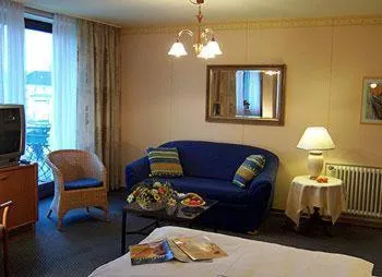 Decorative detail, Bed in Hotel Fürstenberg