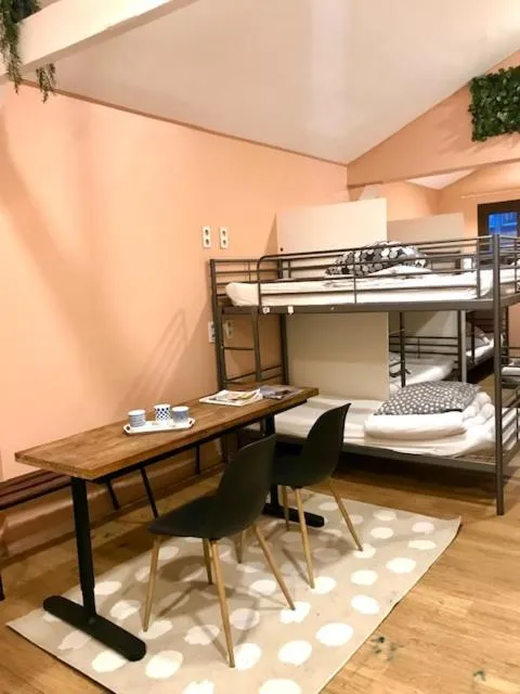 Bed in trendy hostel