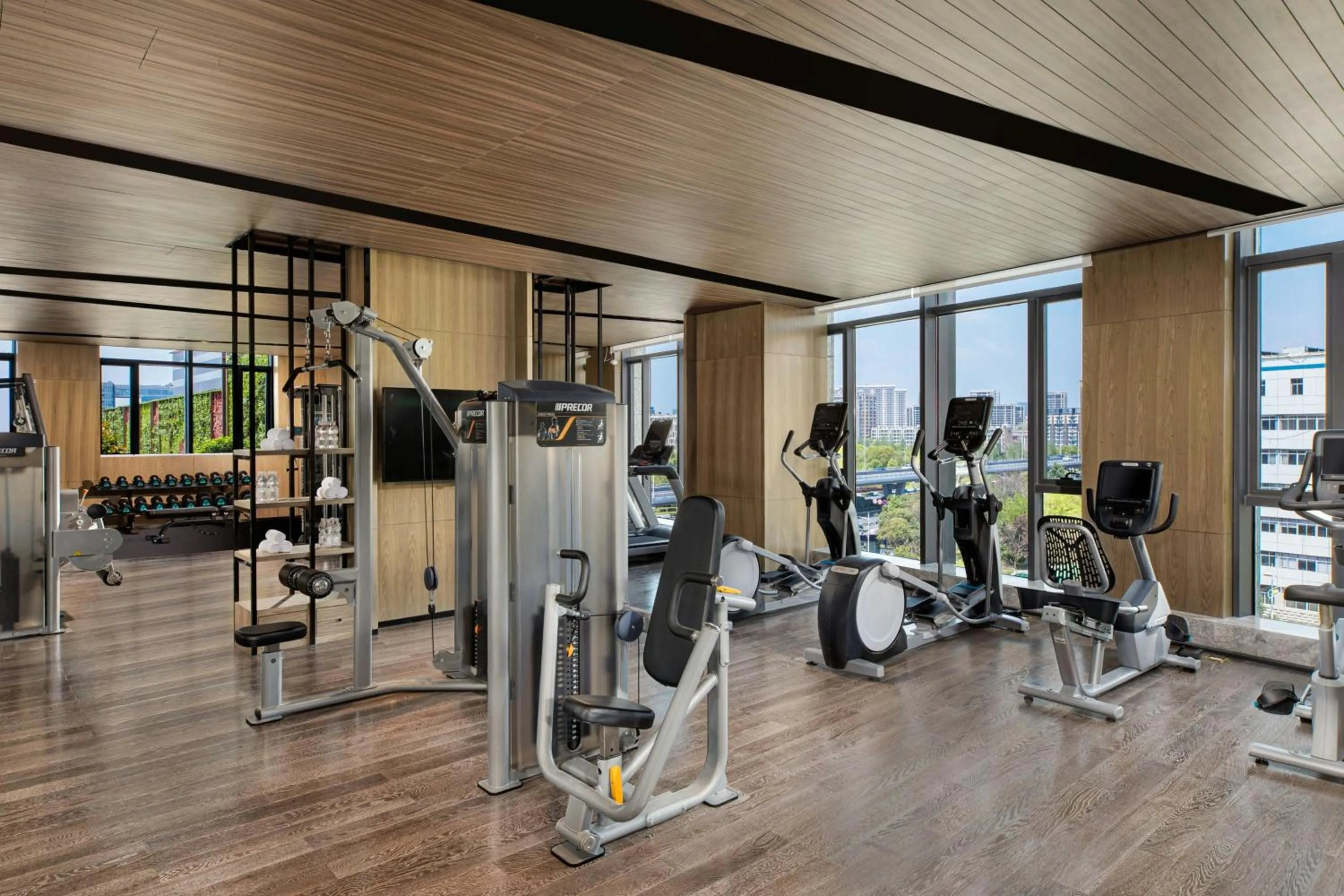 Fitness centre/facilities in Courtyard by Marriott Nanjing Jiangning