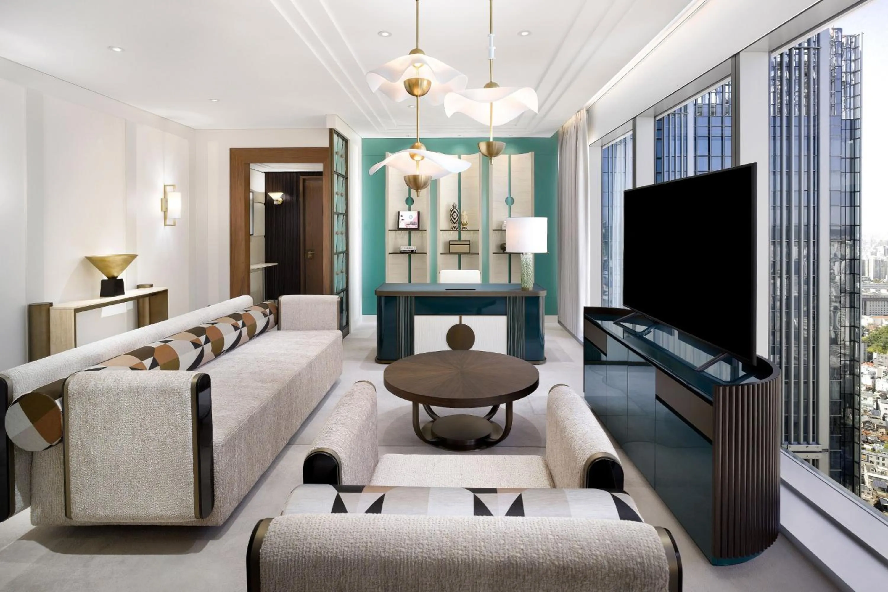 Living room in Josun Palace, a Luxury Collection Hotel, Seoul Gangnam