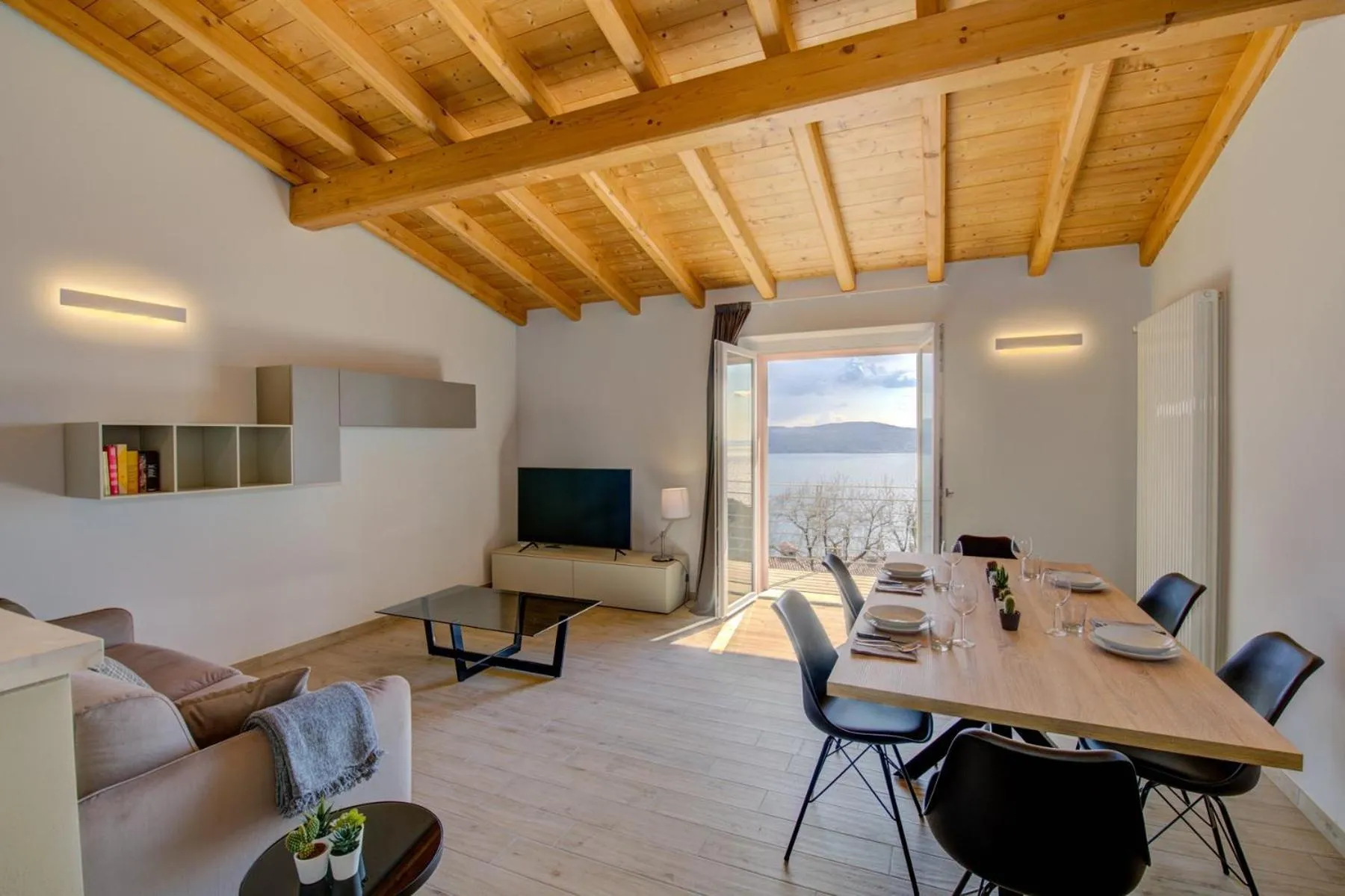 Communal lounge/ TV room in Le Casette - Gargna