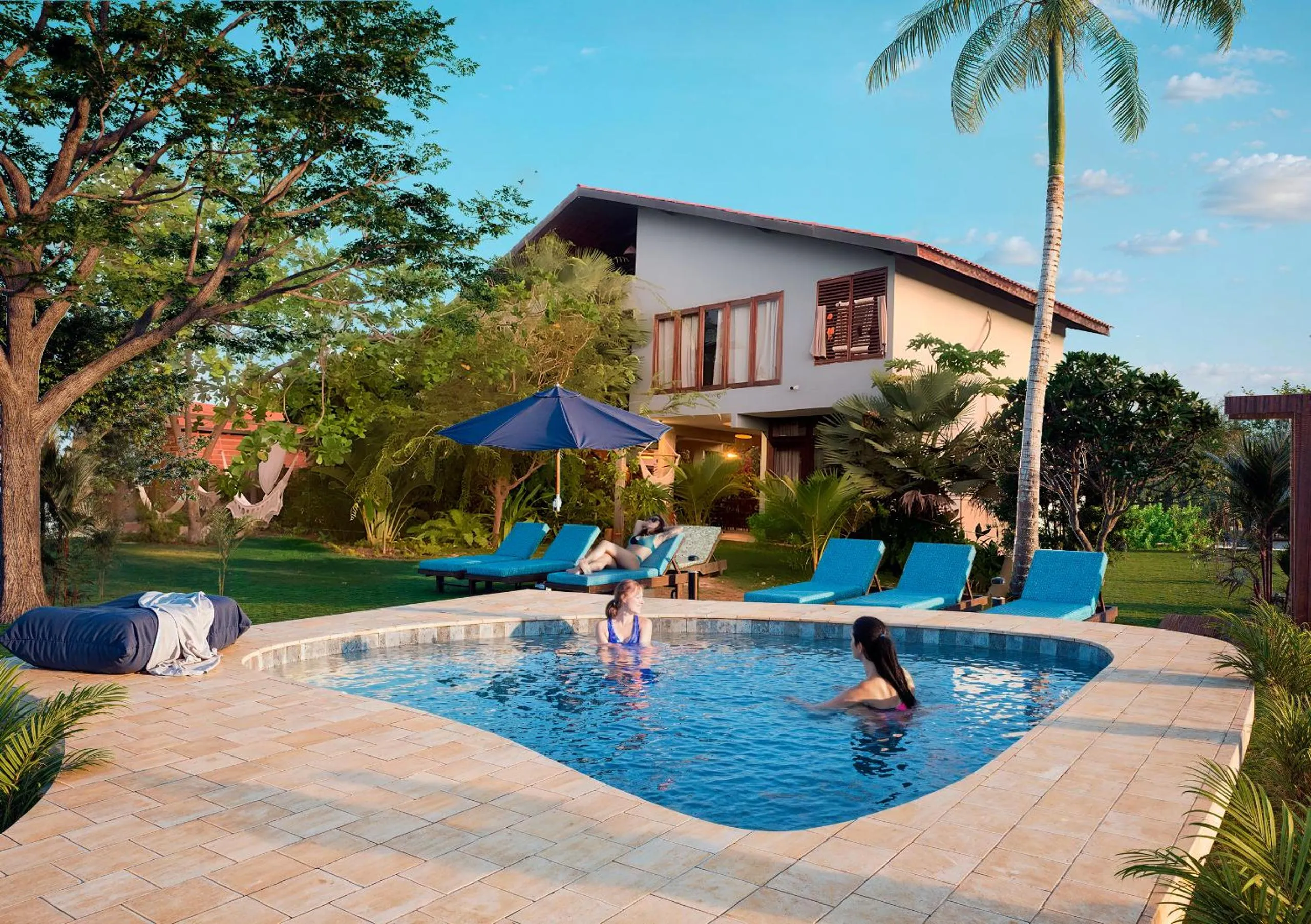 Swimming pool in Vila das Águas