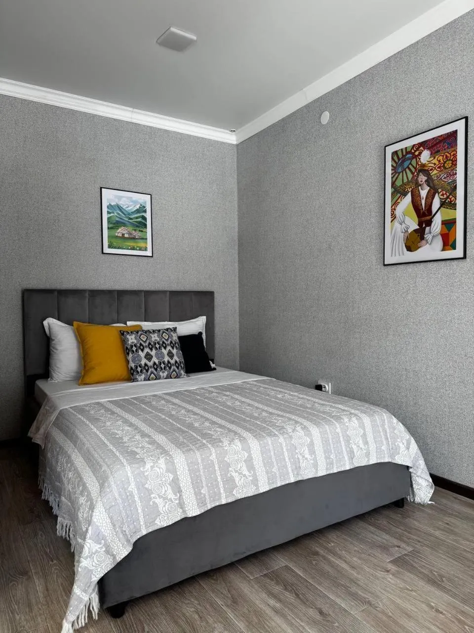 Bed in Seven City Apartments