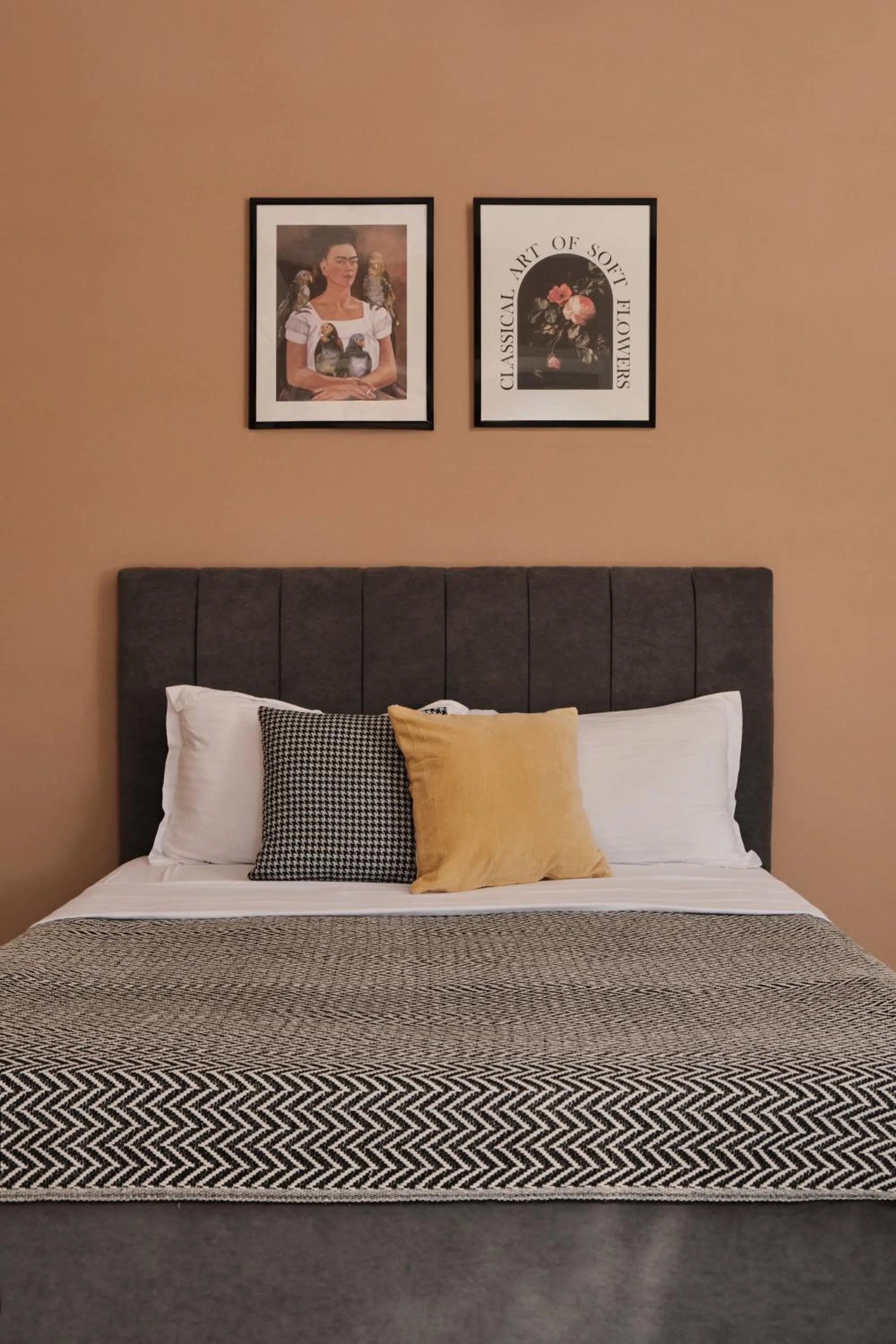 Bed in Seven City Apartments