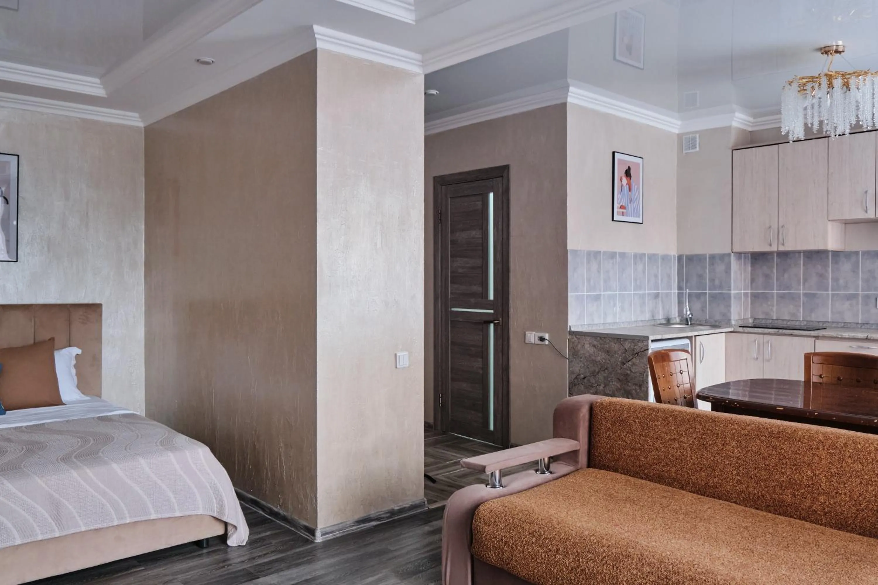 Bed in Seven City Apartments