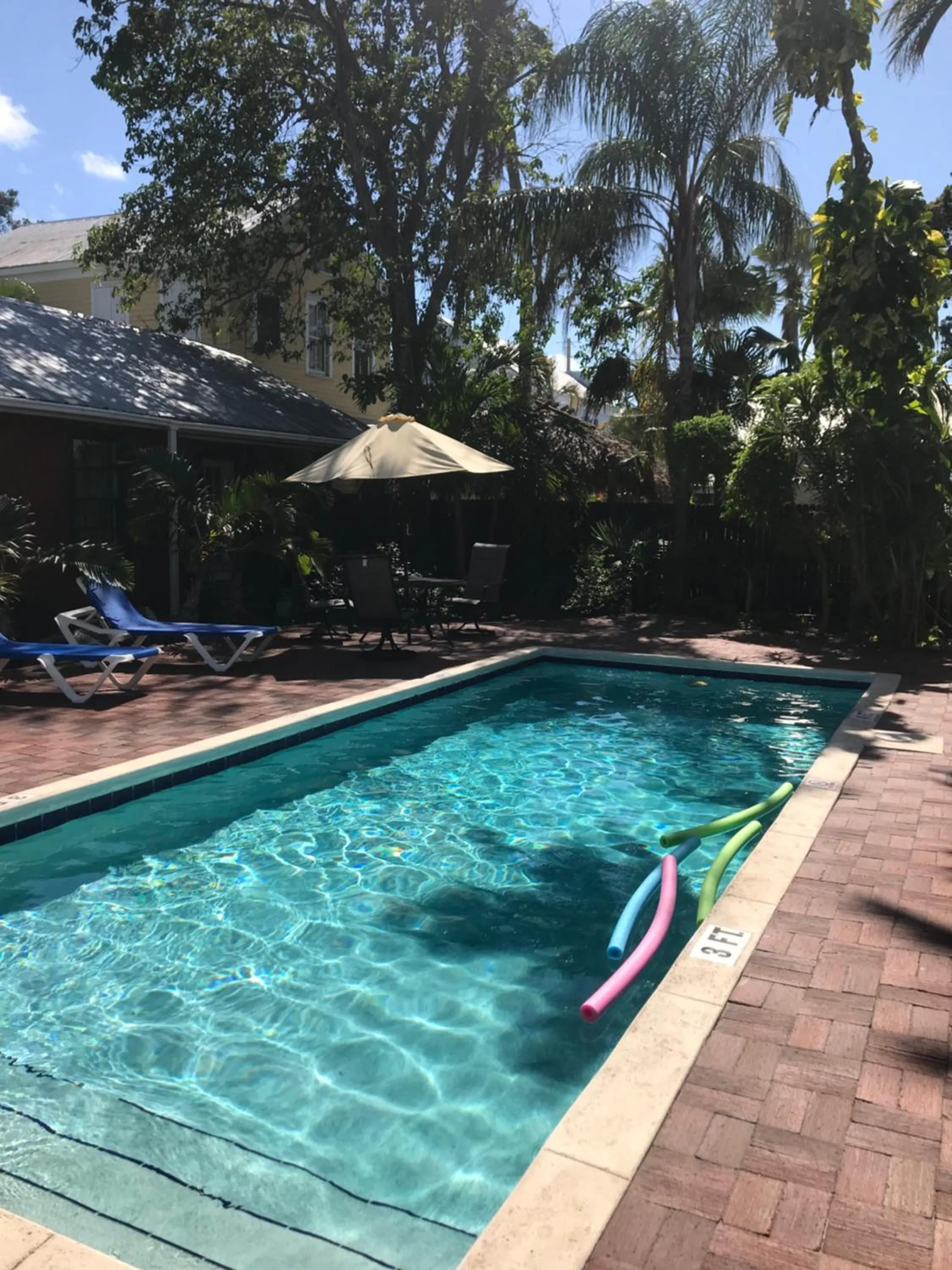 Patio in New Orleans House - Gay Male Adult Guesthouse