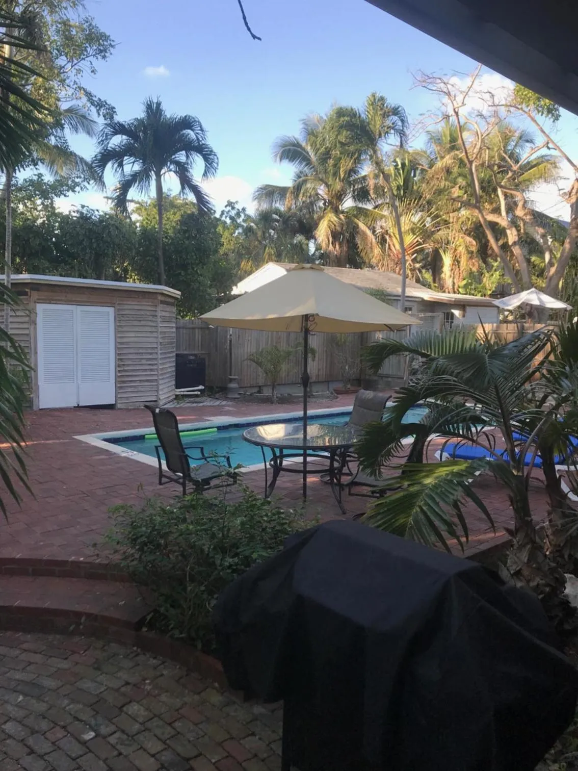 Patio in New Orleans House - Gay Male Adult Guesthouse