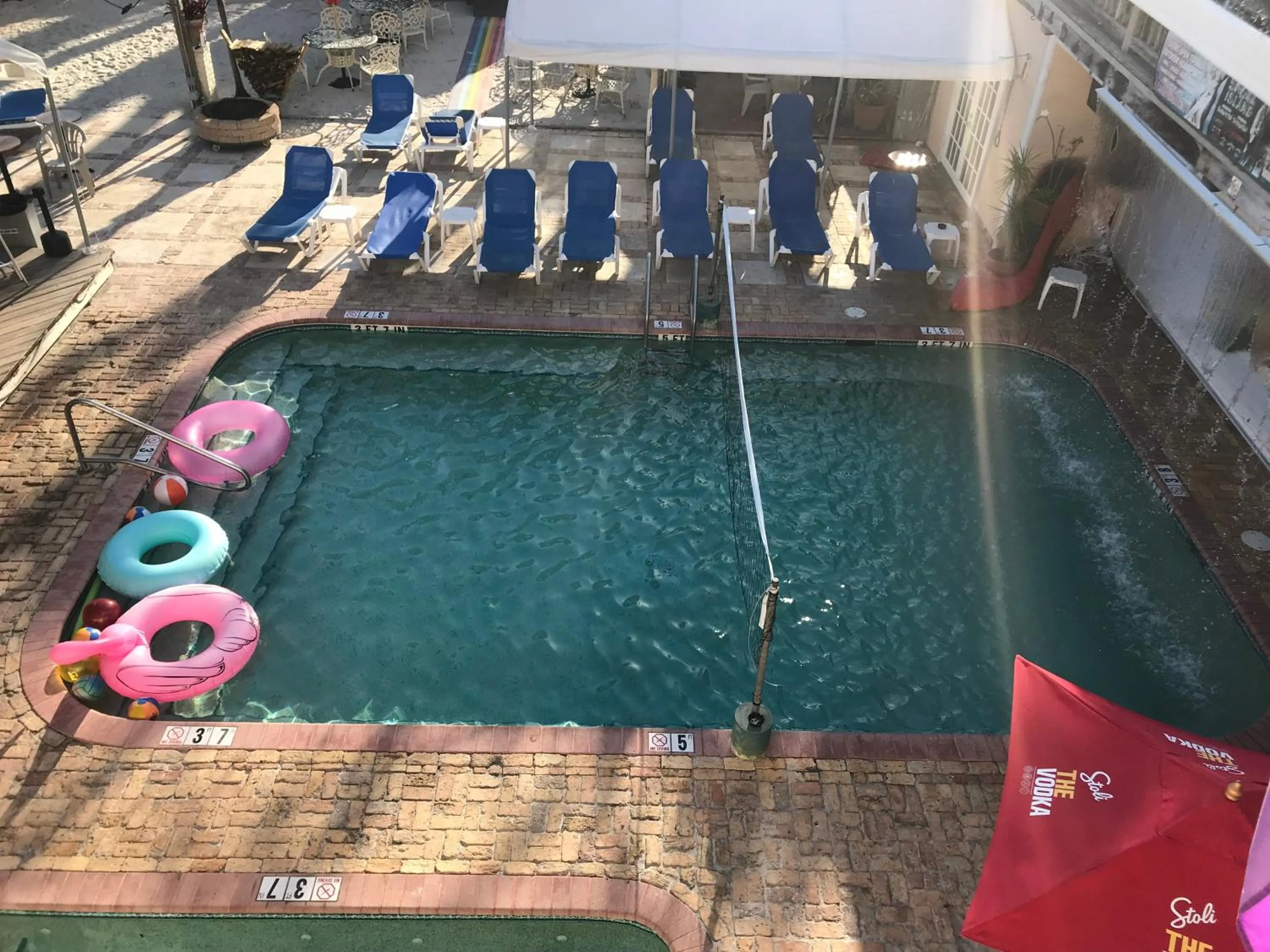 Swimming pool in New Orleans House - Gay Male Adult Guesthouse