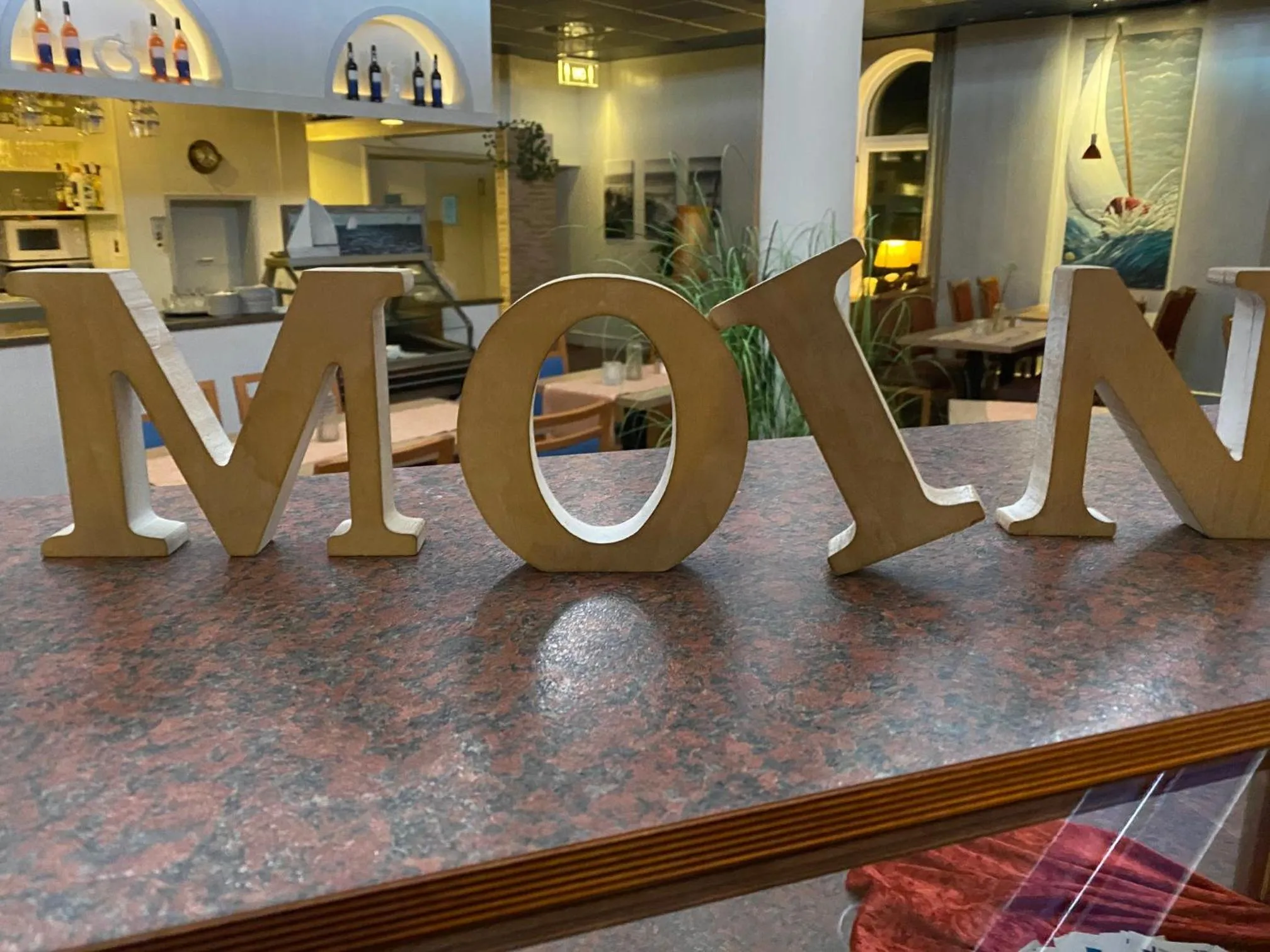 Decorative detail in Strandhotel Dagebüll direkt an der Nordsee