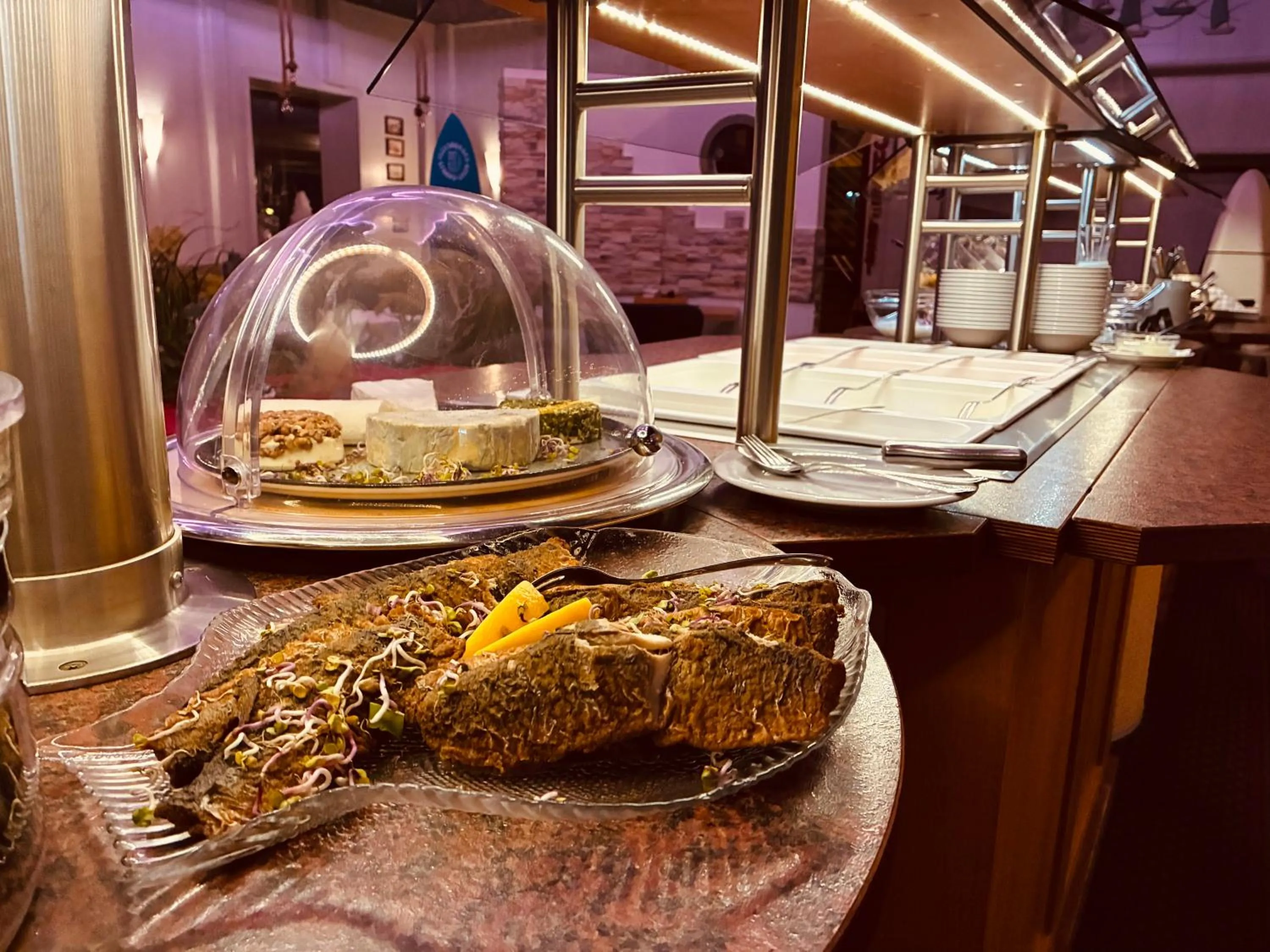 Food and drinks in Strandhotel Dagebüll direkt an der Nordsee