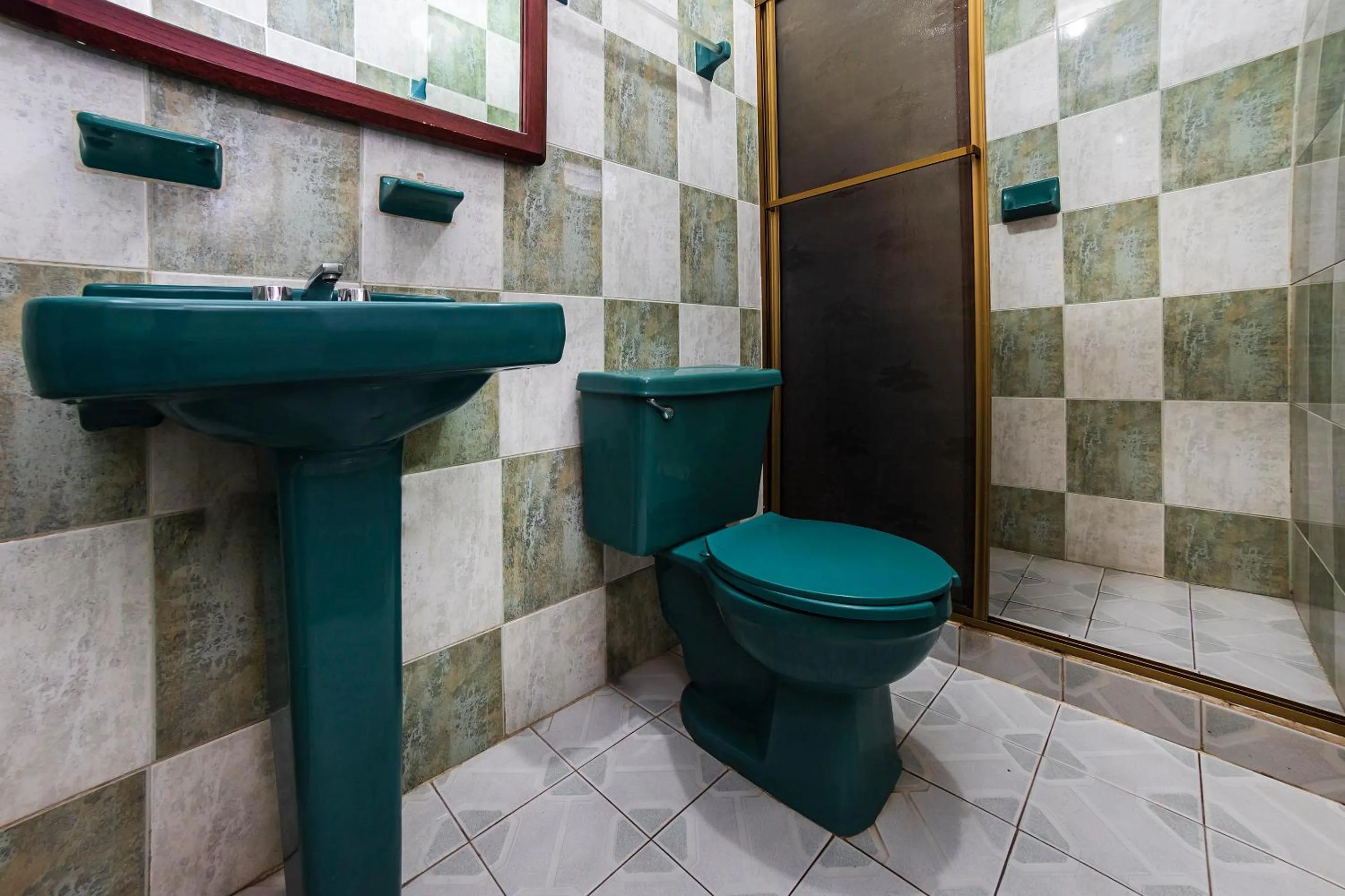 Bathroom in Hotel San Marcos