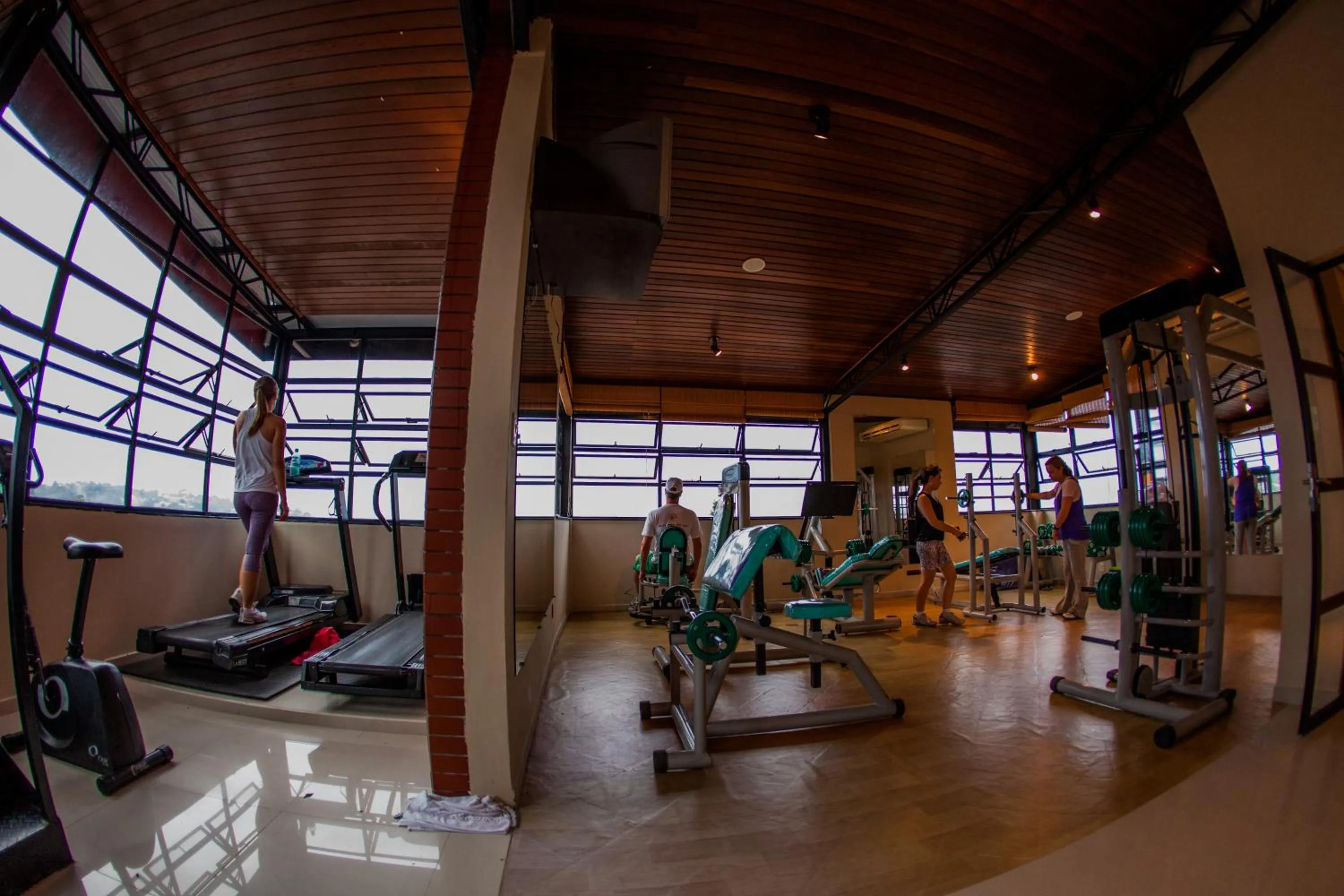Fitness centre/facilities in Santa Catarina Plaza Hotel