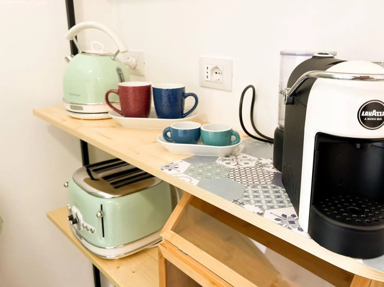 Coffee/tea facilities in BaRock B&B Palermo