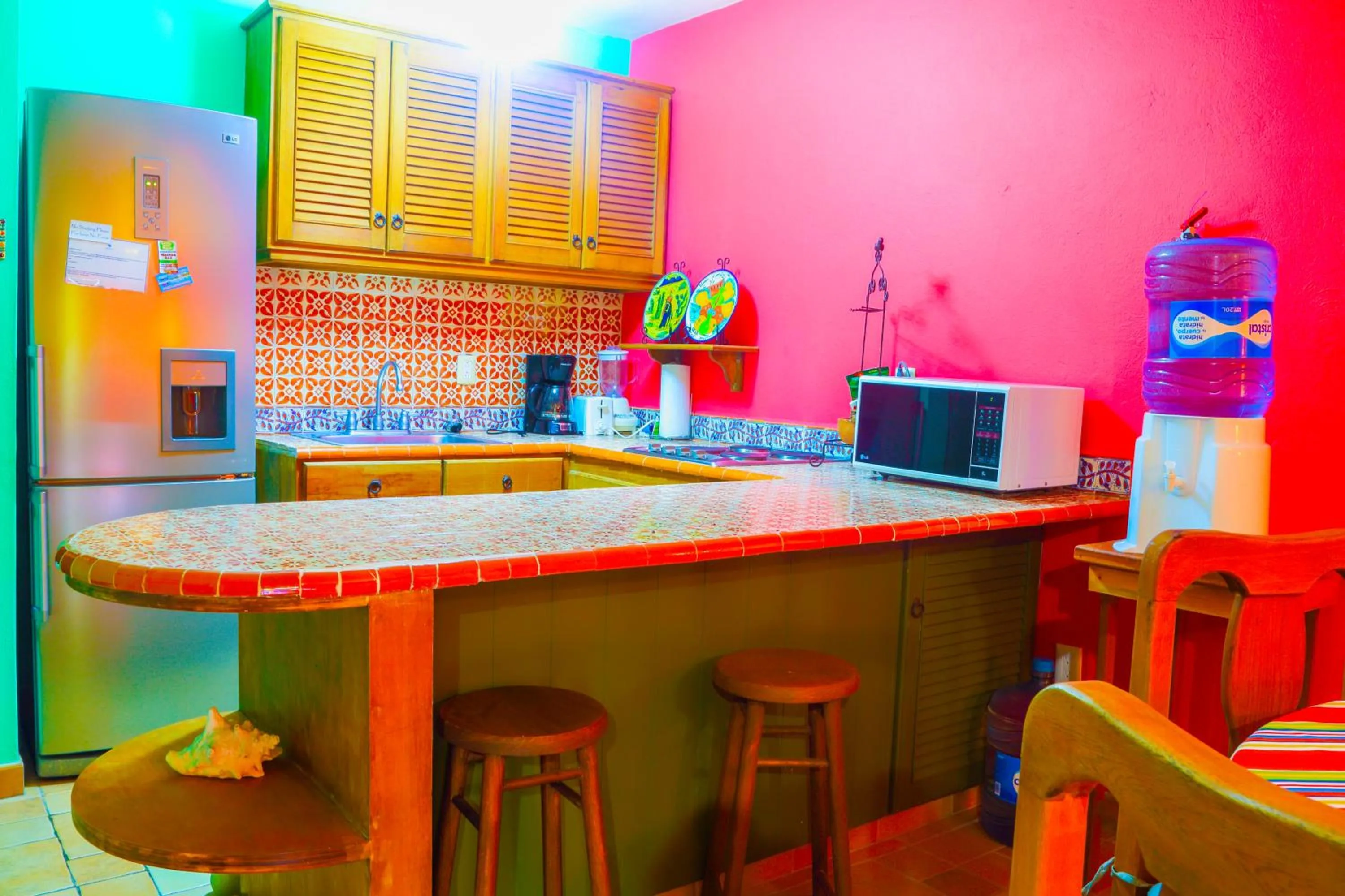 Kitchen or kitchenette in Nautibeach Beach Front Condos in North Beach