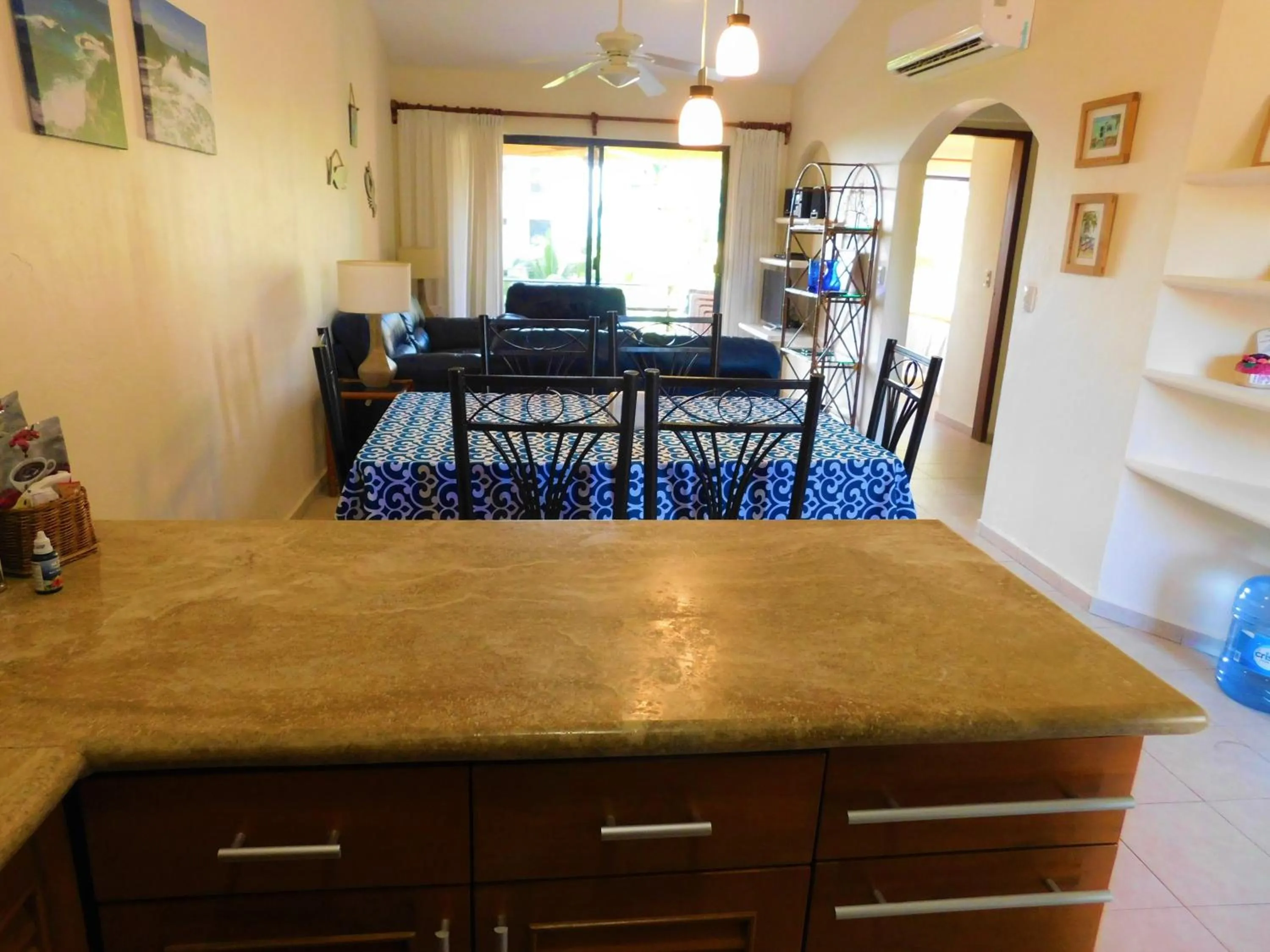 Kitchen or kitchenette in Nautibeach Beach Front Condos in North Beach