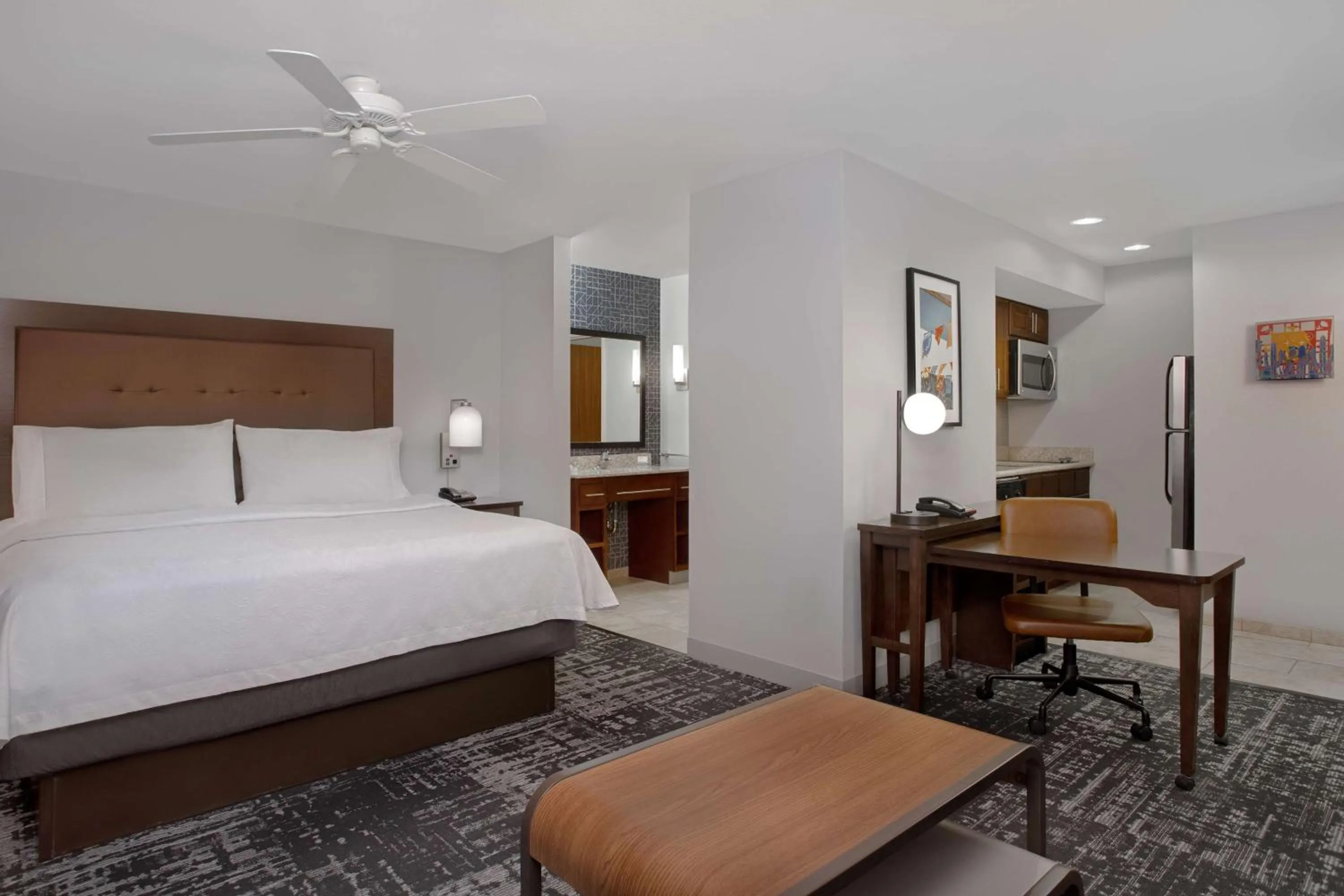 Bed in Homewood Suites by Hilton Lackland AFB/SeaWorld, TX