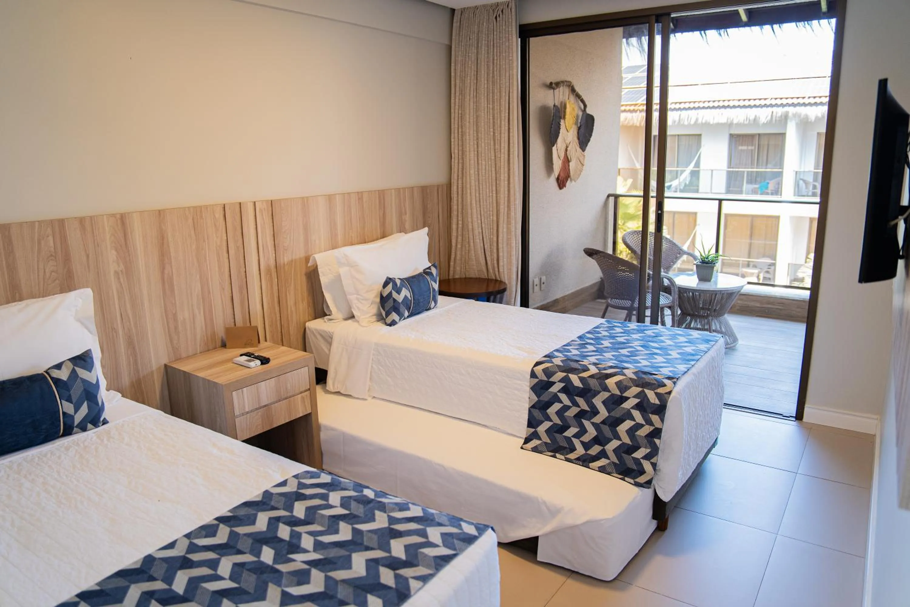 Bed in Porto das Dunas Boutique Praia Hotel