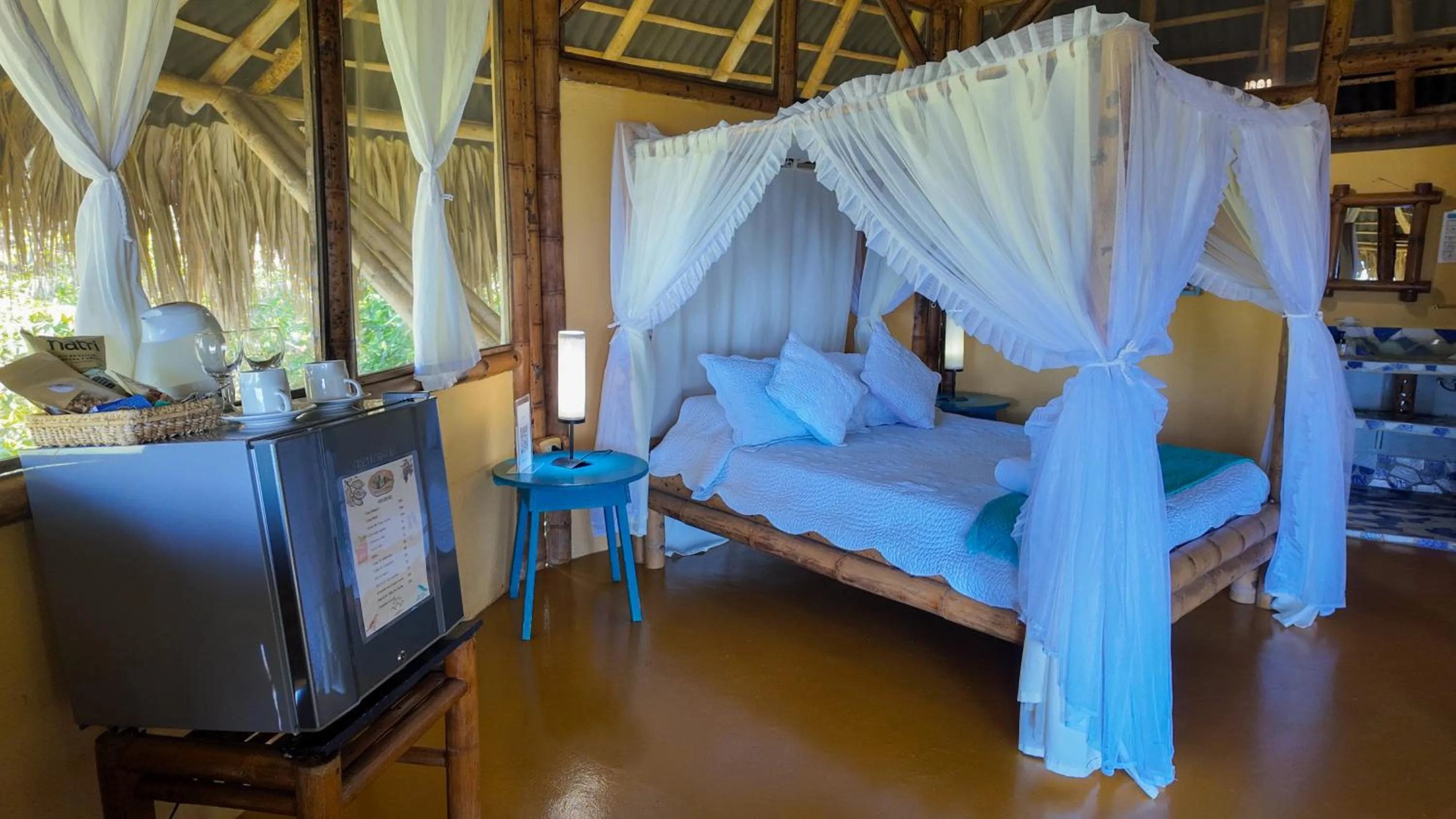 Bed in Minca Ecohabs Hotel