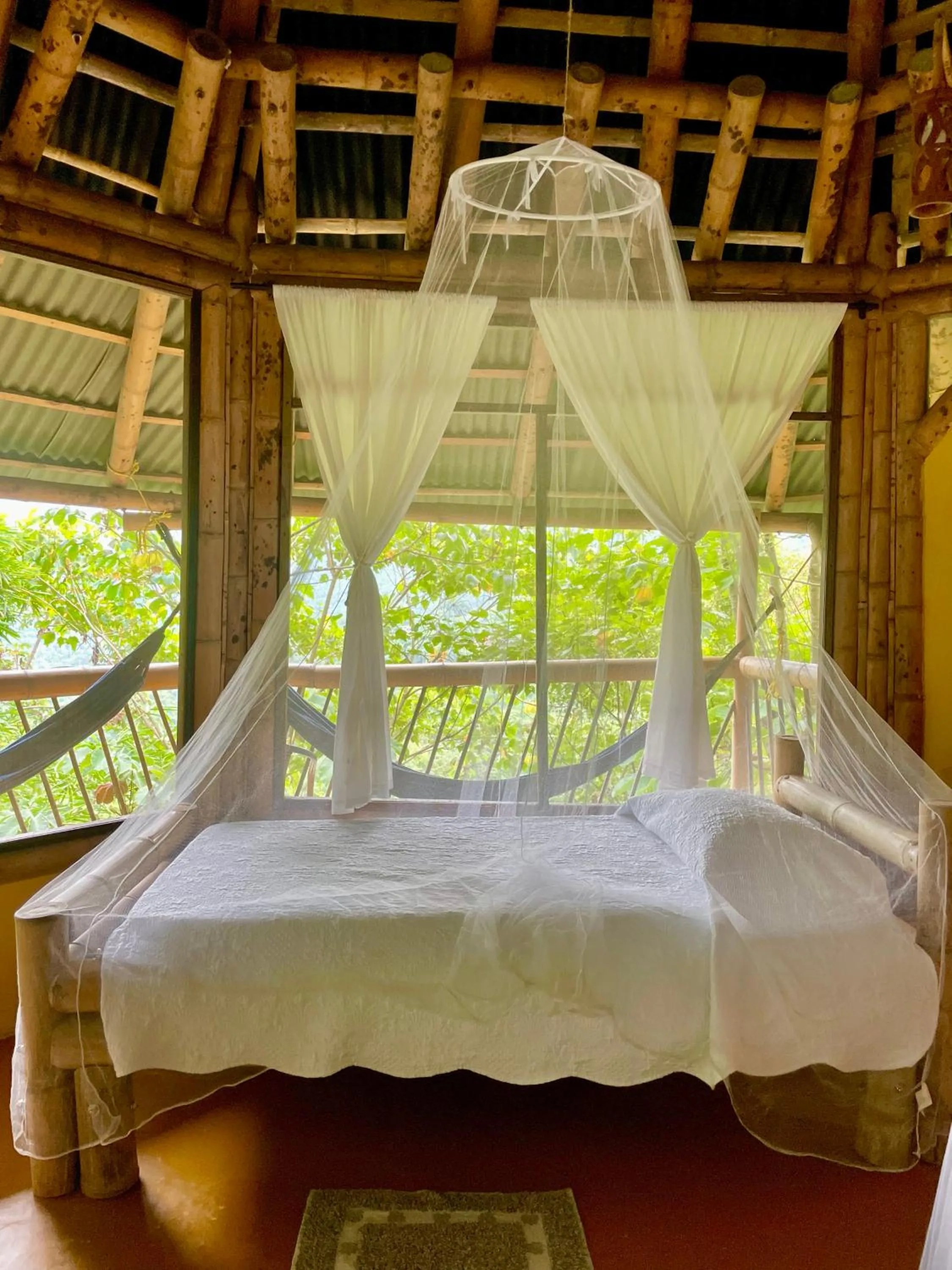 Bed in Minca Ecohabs Hotel