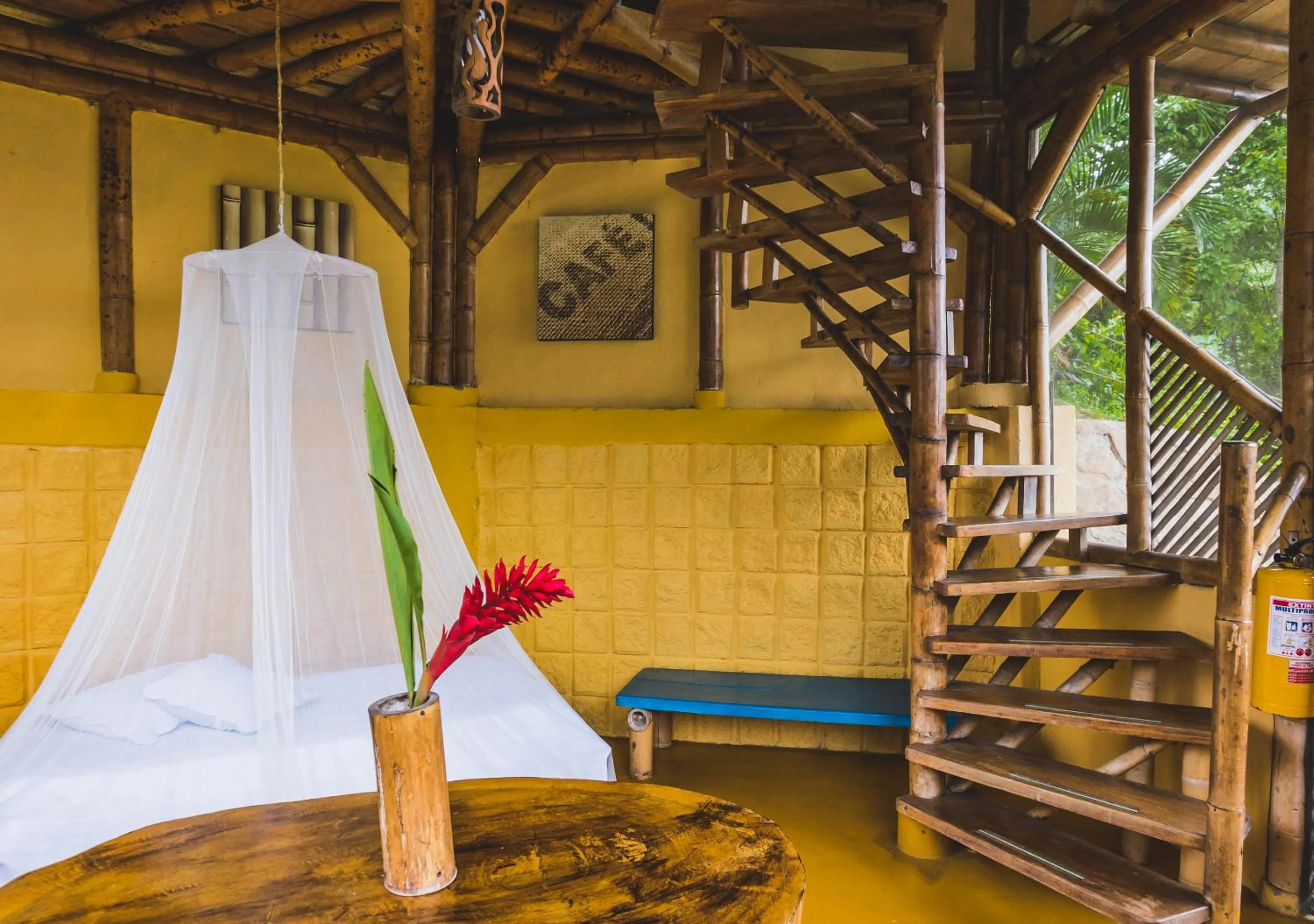 Bedroom in Minca Ecohabs Hotel