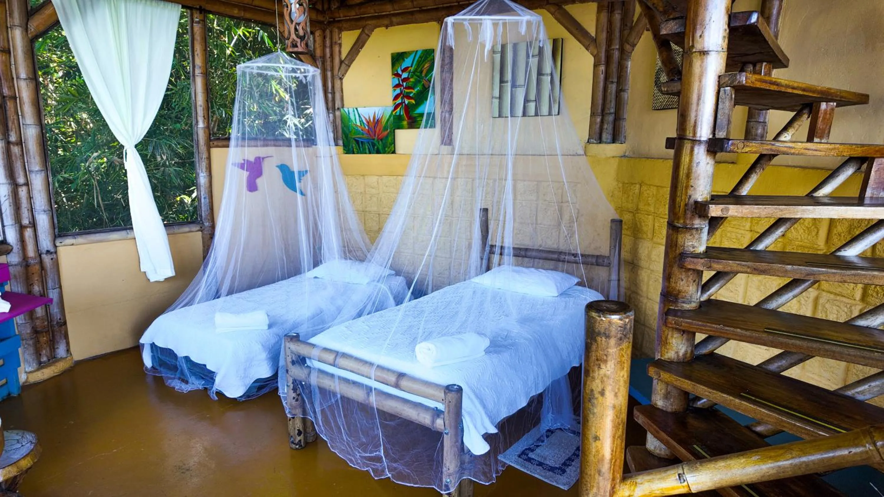 Bed in Minca Ecohabs Hotel