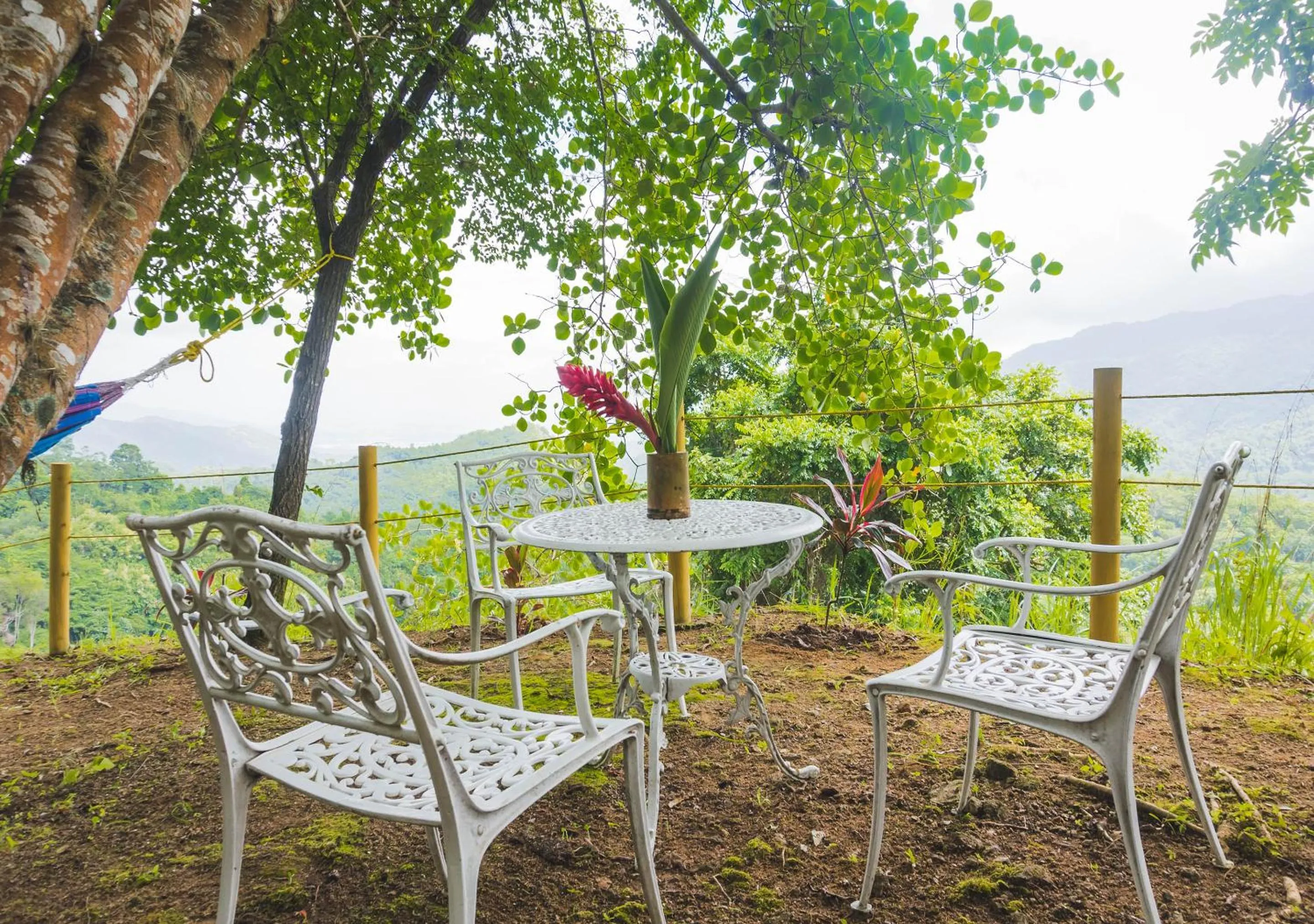 Seating area in Minca Ecohabs Hotel
