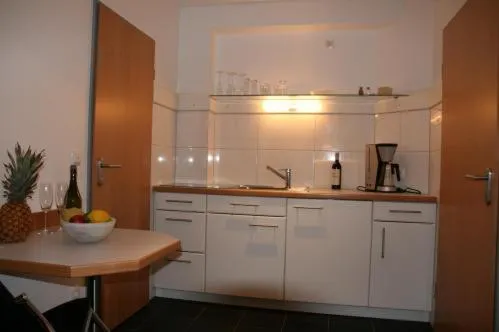Kitchen or kitchenette in Apartment-Haus